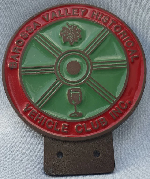 Badge - Grille Badge - Barossa Valley Historical Vehicle Club Inc