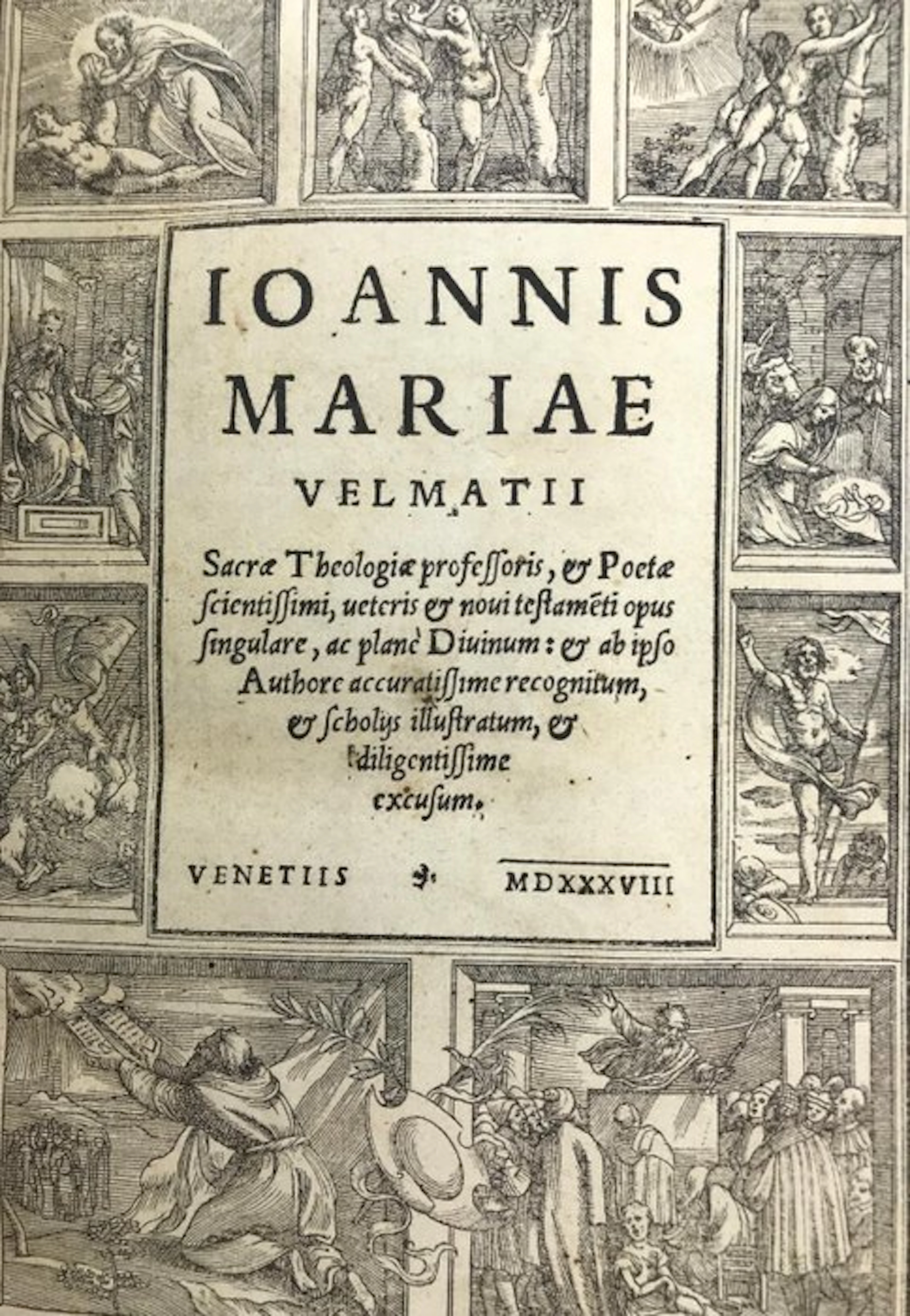 Giovanni Maria Velmazio - [Édition Vénitienne] - Ioannis Mariæ Velmatii - 1538
