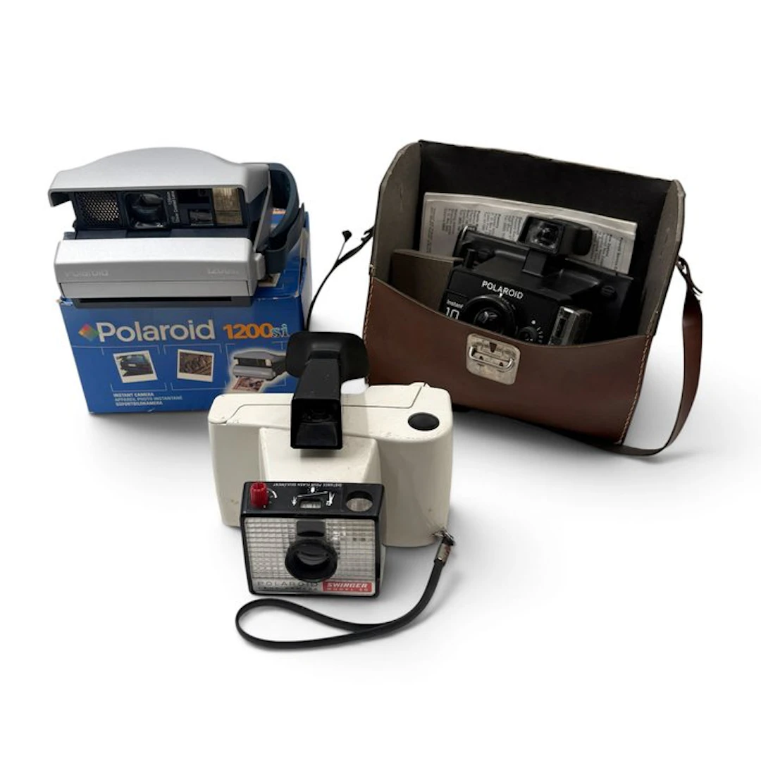 Polaroid Collectie van 3: 1200si / Instant 10 / Swinger...