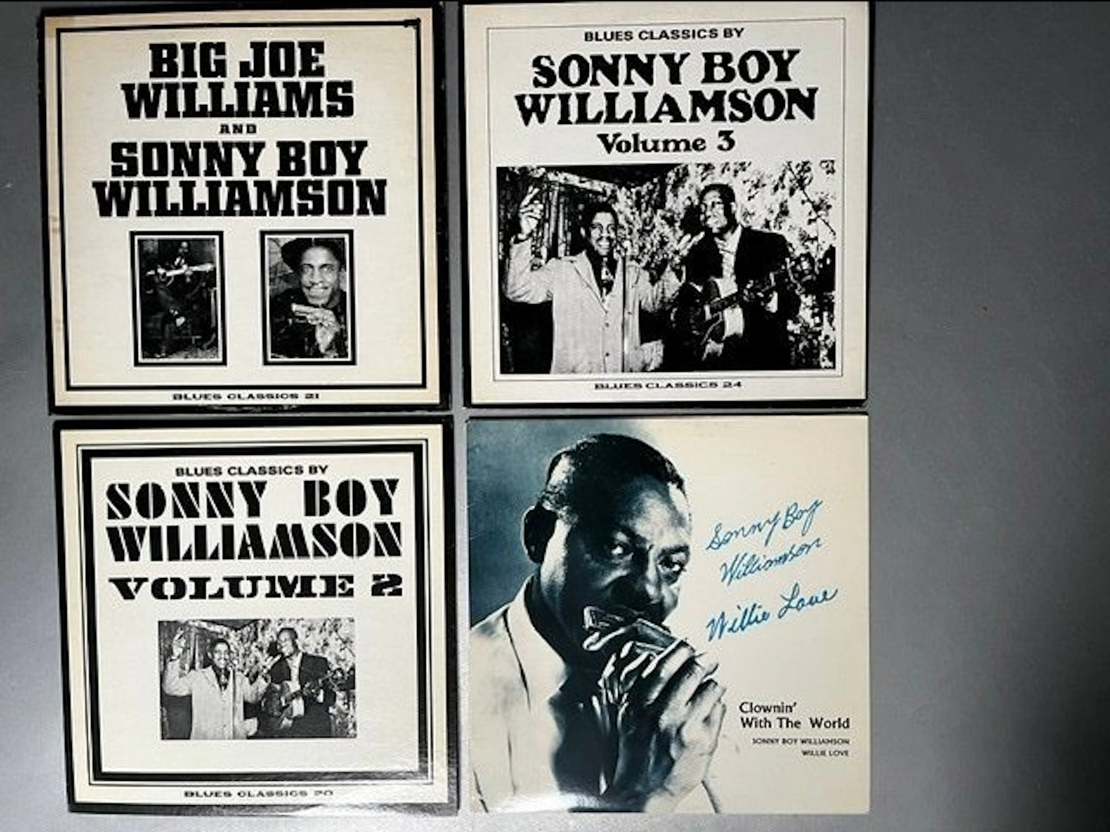 Sonny Boy Williamson I and II - 4x Albums - great records...
