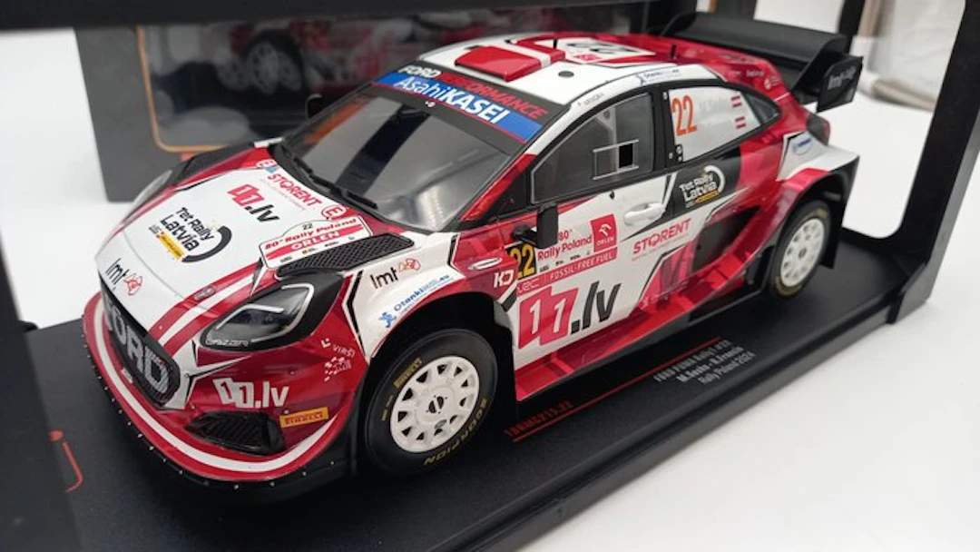 IXO 1:18 - Model car - Ford Puma Rally1 Poland 2024 - (cod.H10)