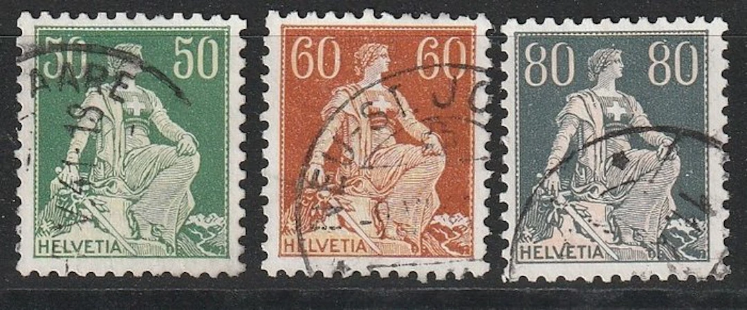 Switzerland 1940 - "Helvetia with a Sword"; the series on...