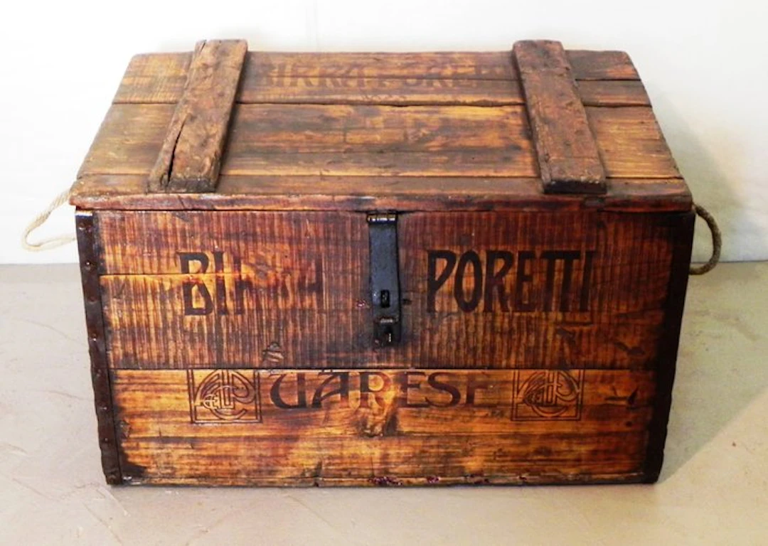 Storage trunk - Oak - Poretti 1912 beer