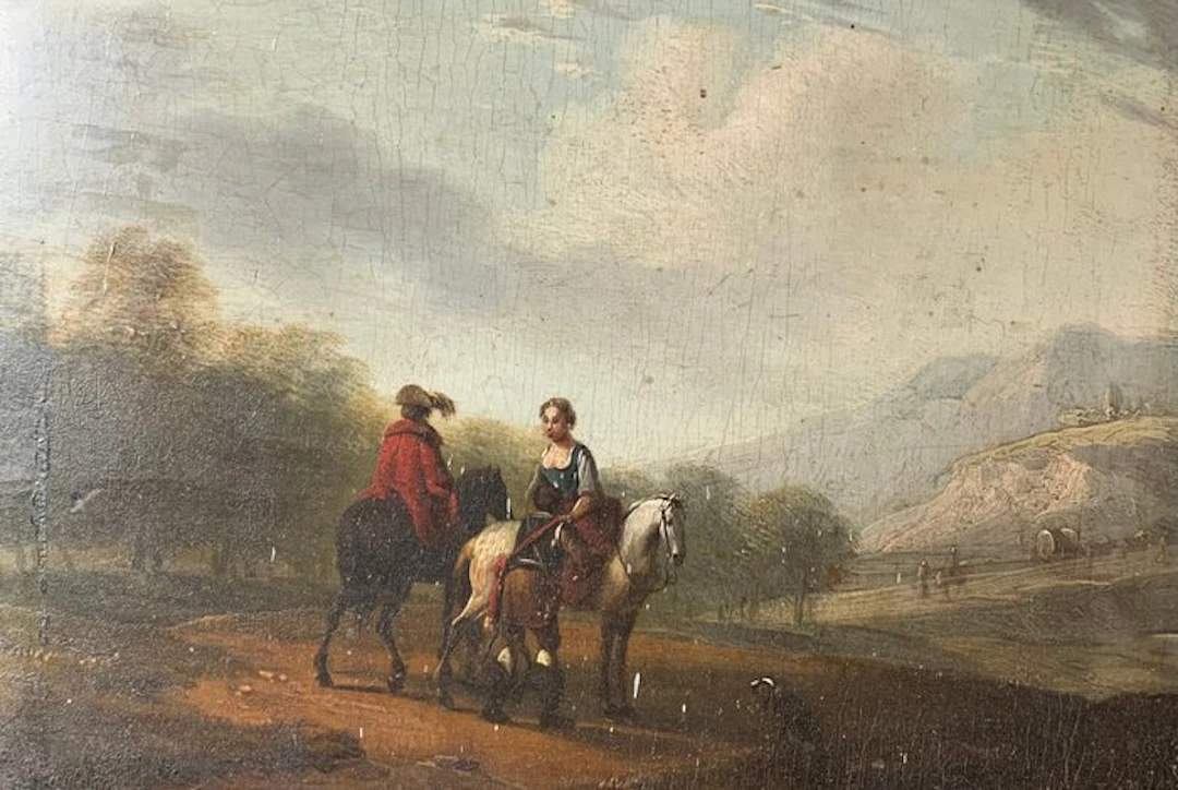 Philips Wouwerman (1619-1668) - Le cavalier éclaireur a...