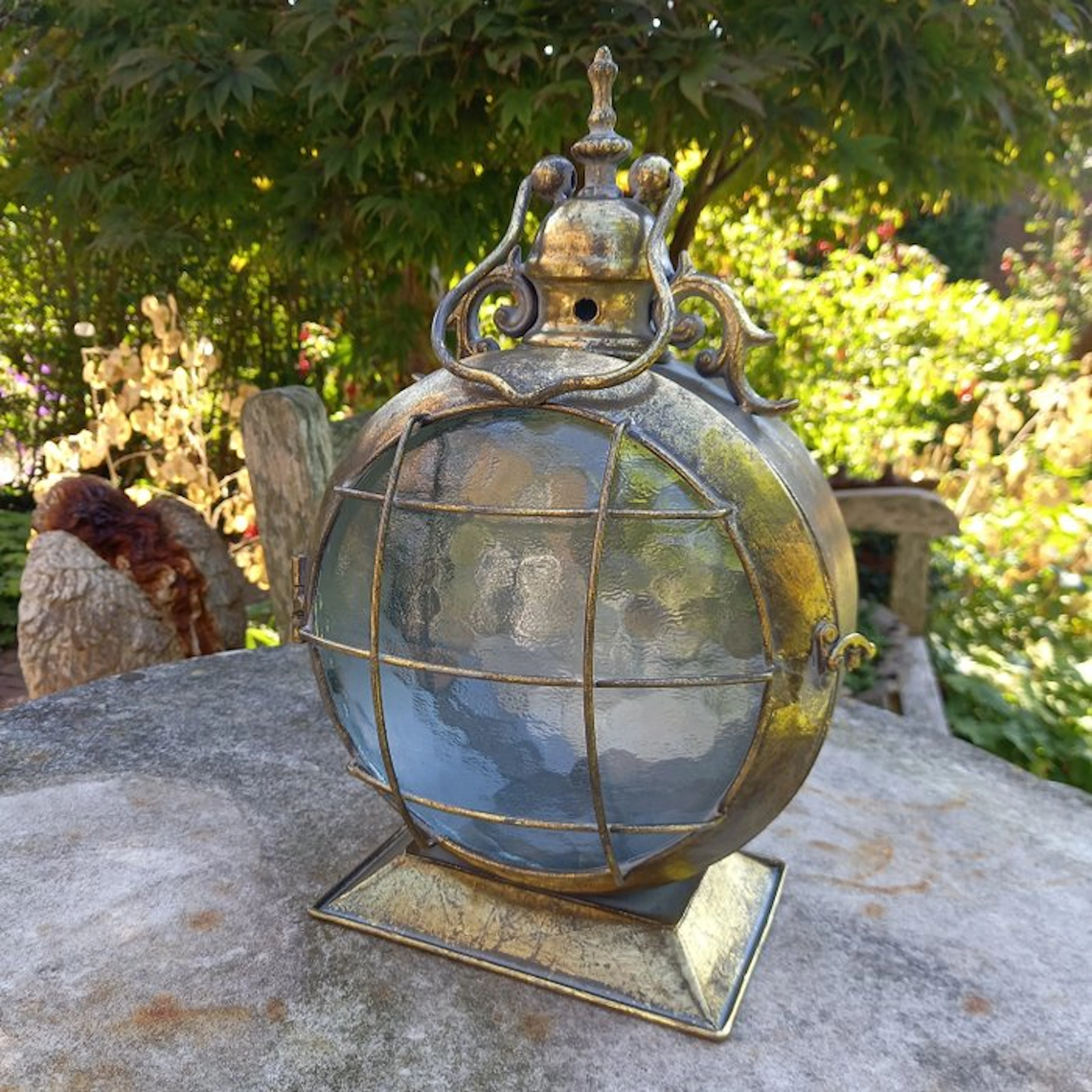 Lantern - "Candle Lantern" - 33 cm - Glass, Metal