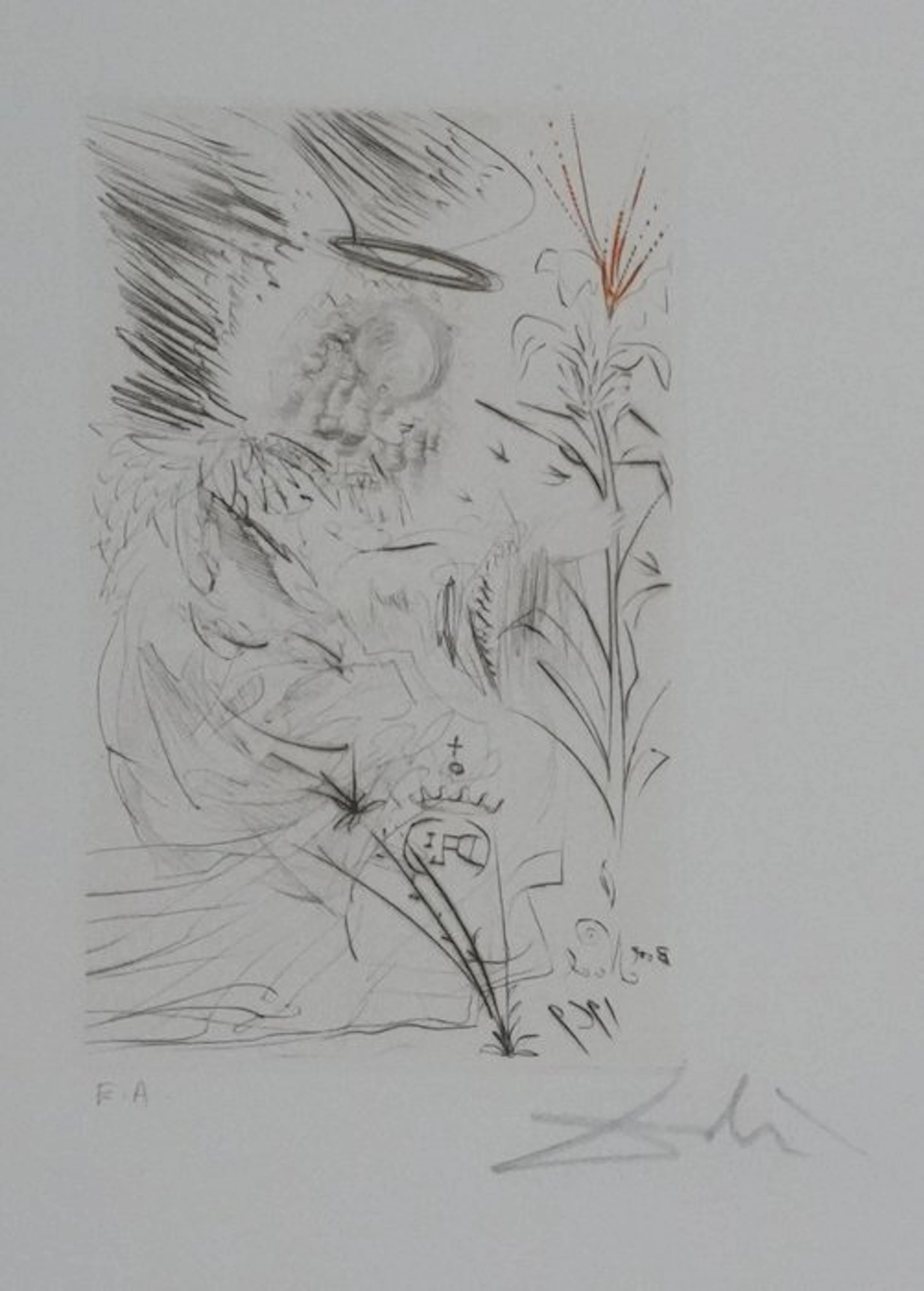 Salvador Dali (1904-1989) - L'ange