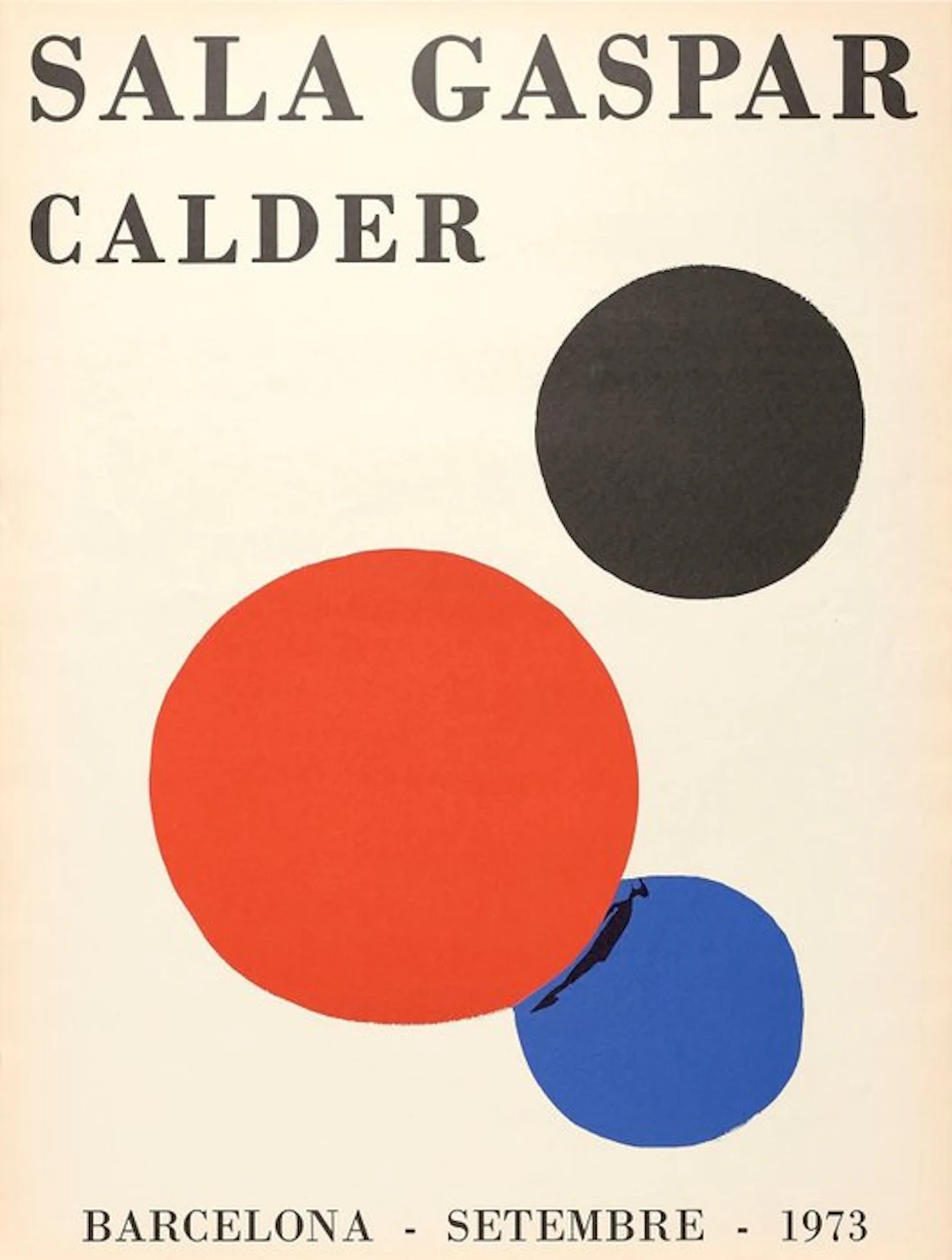 Alexander Calder, (after) - Sala Gaspar ** ORIGINAL LITHOGRAPHIC PRINT 1973 **