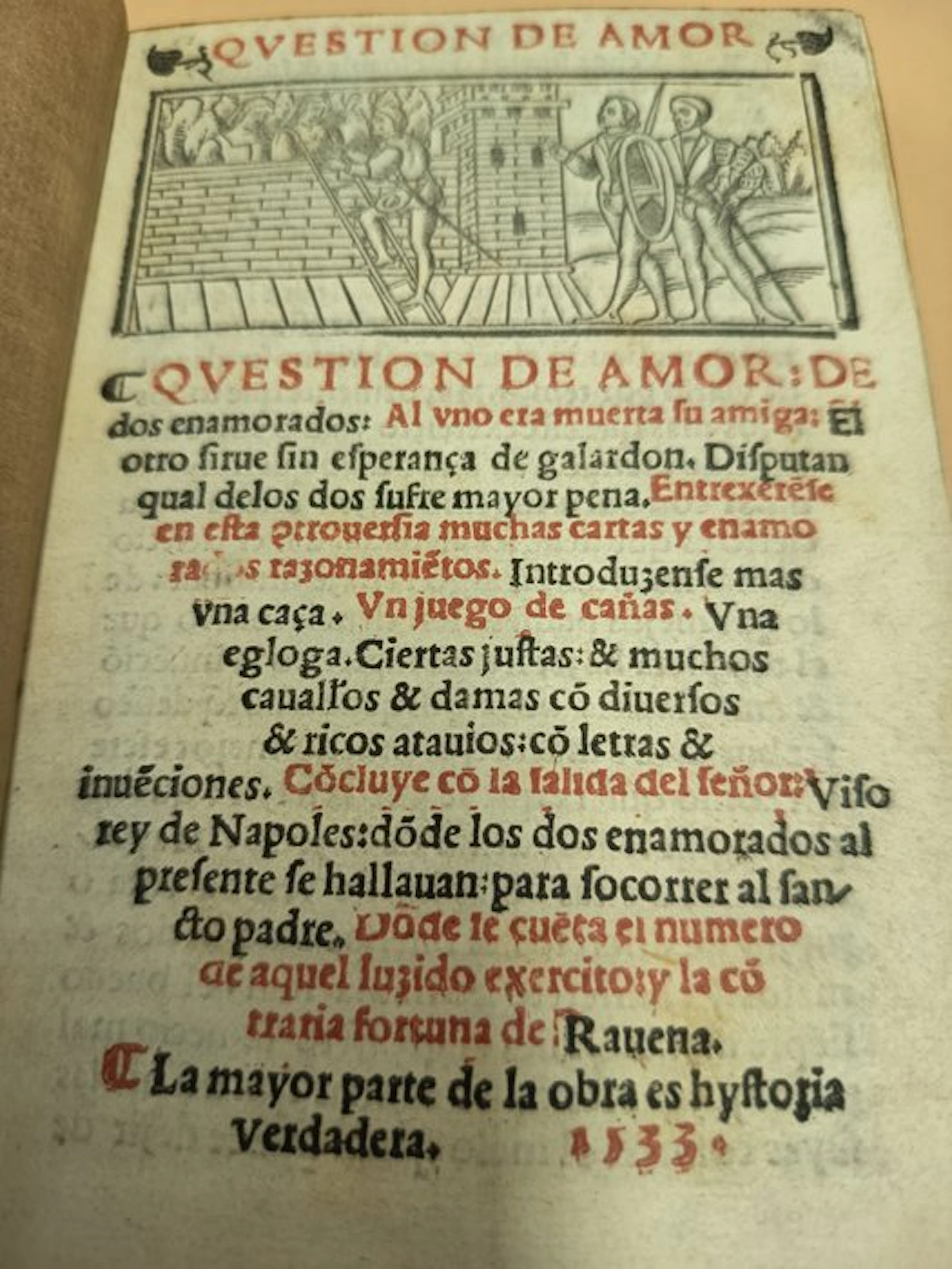 anonimo - Question de amor - 1533