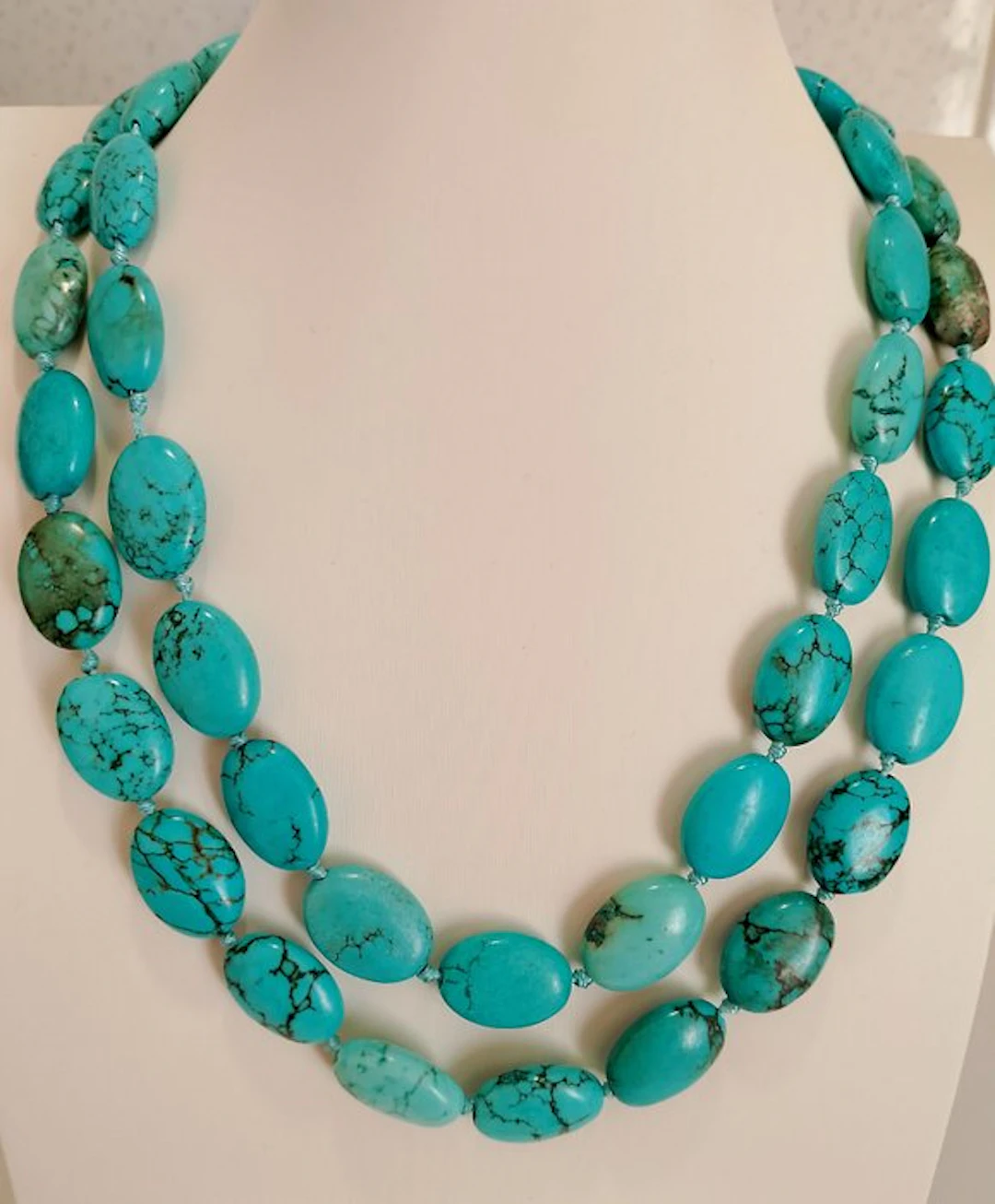 Turquoise - Faith Necklace - Improves the third eye...
