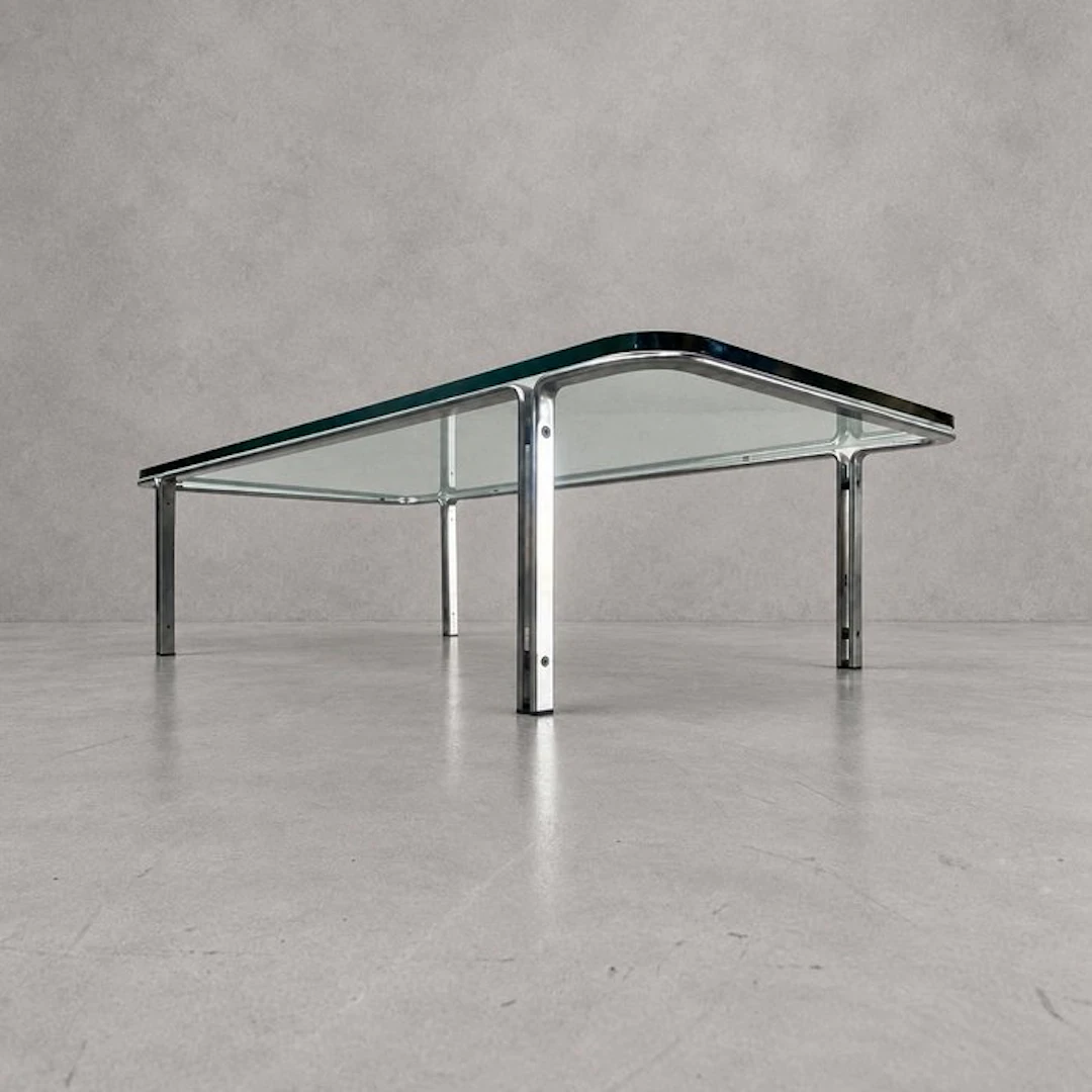 Kill International - Horst Bruning - Centre table - T111 - Glass, Steel