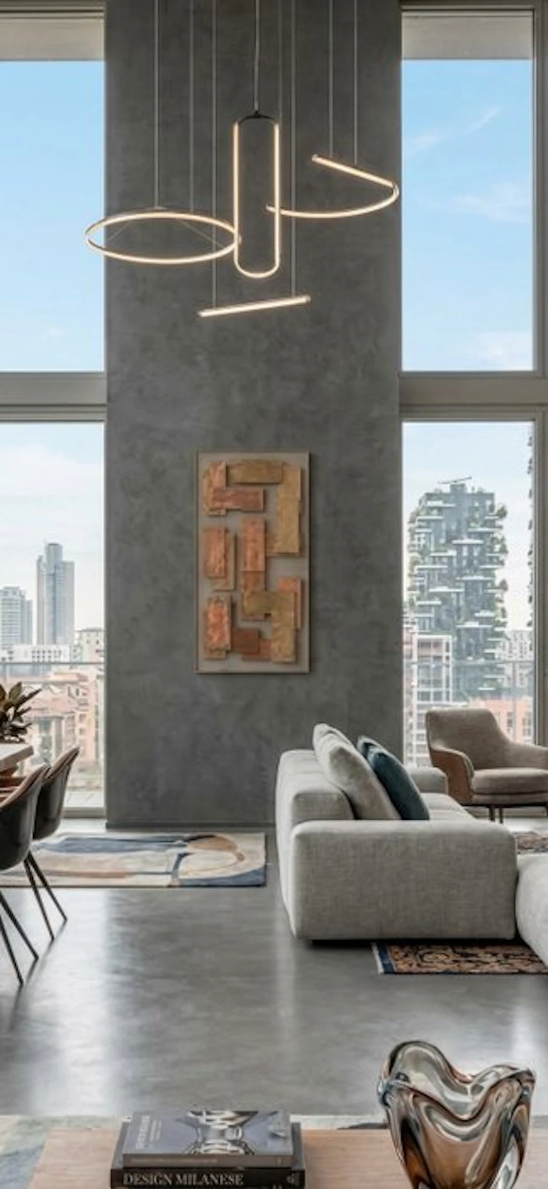 Wall decoration - Suspended Geometries