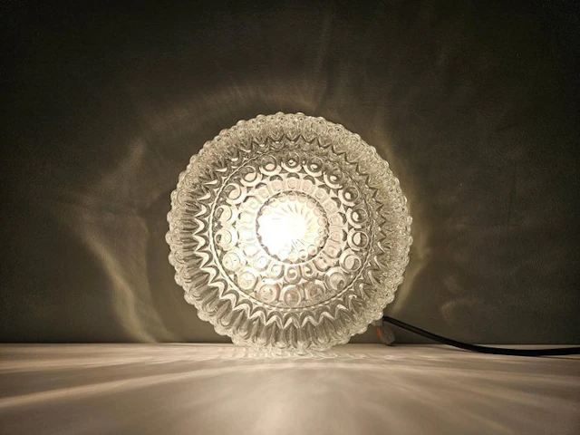 Ceiling lamp - Glass, Brass - Thick-processed glass
