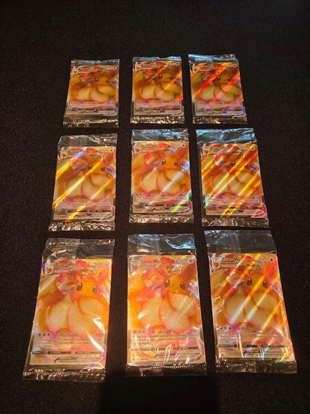 Pokémon - 9 Sealed card - Eevee SWSH087 Foil, Full art - Sword & Shield