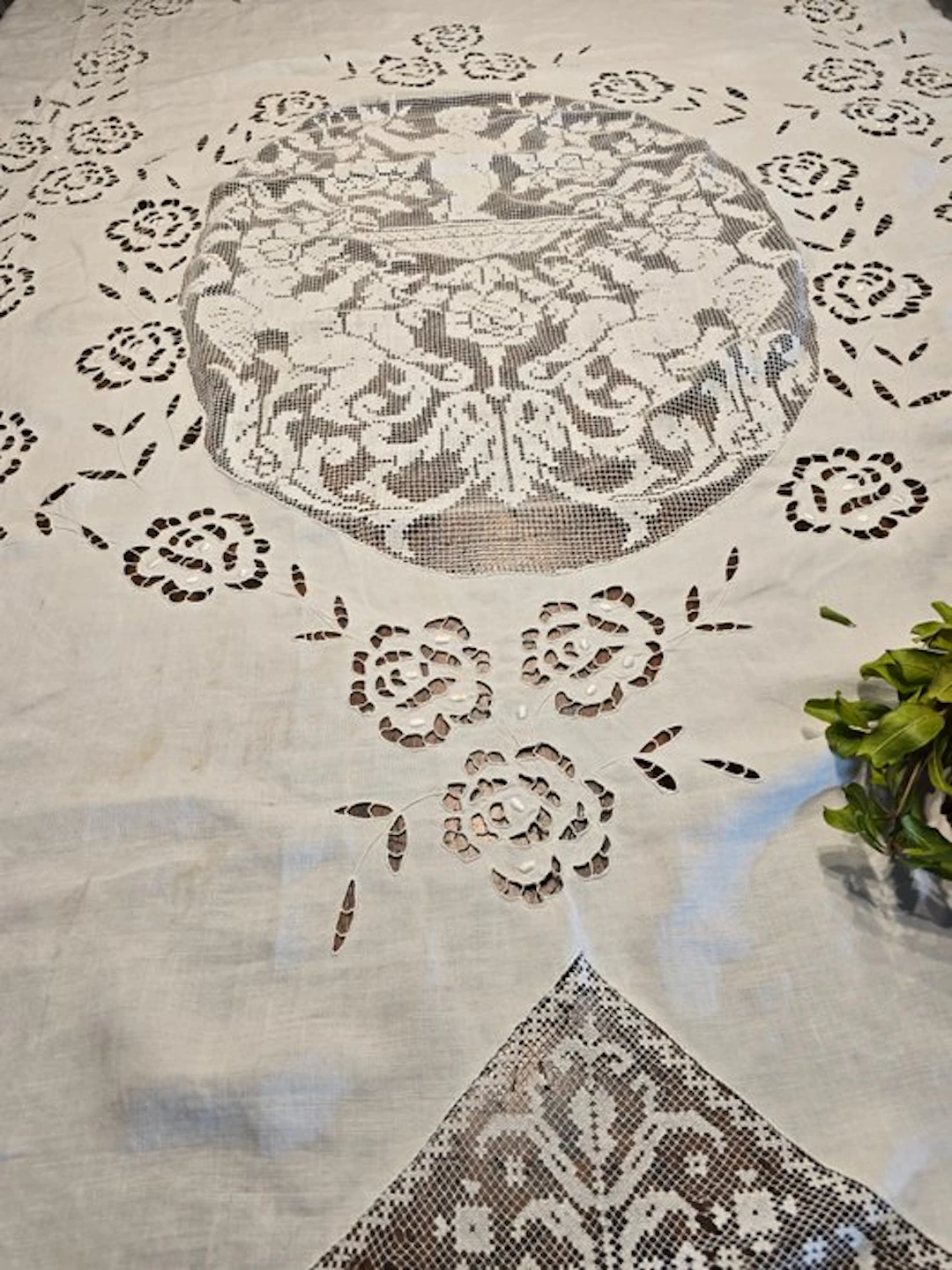 senza riserva - Embroidery - 170 cm - 120 cm - Ancient Embroideries