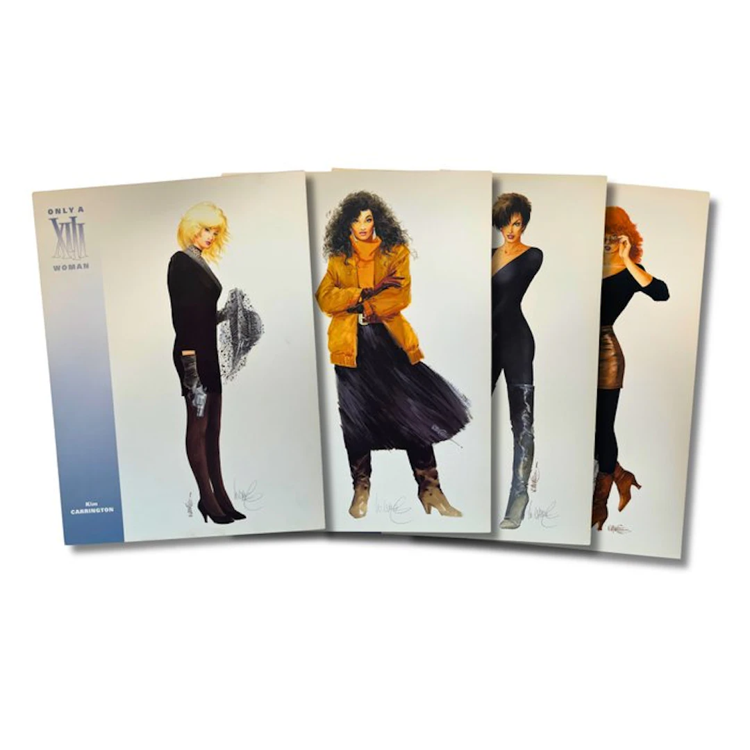 William Vance - 4 Prints - XIII - Format : 30 × 42 cm