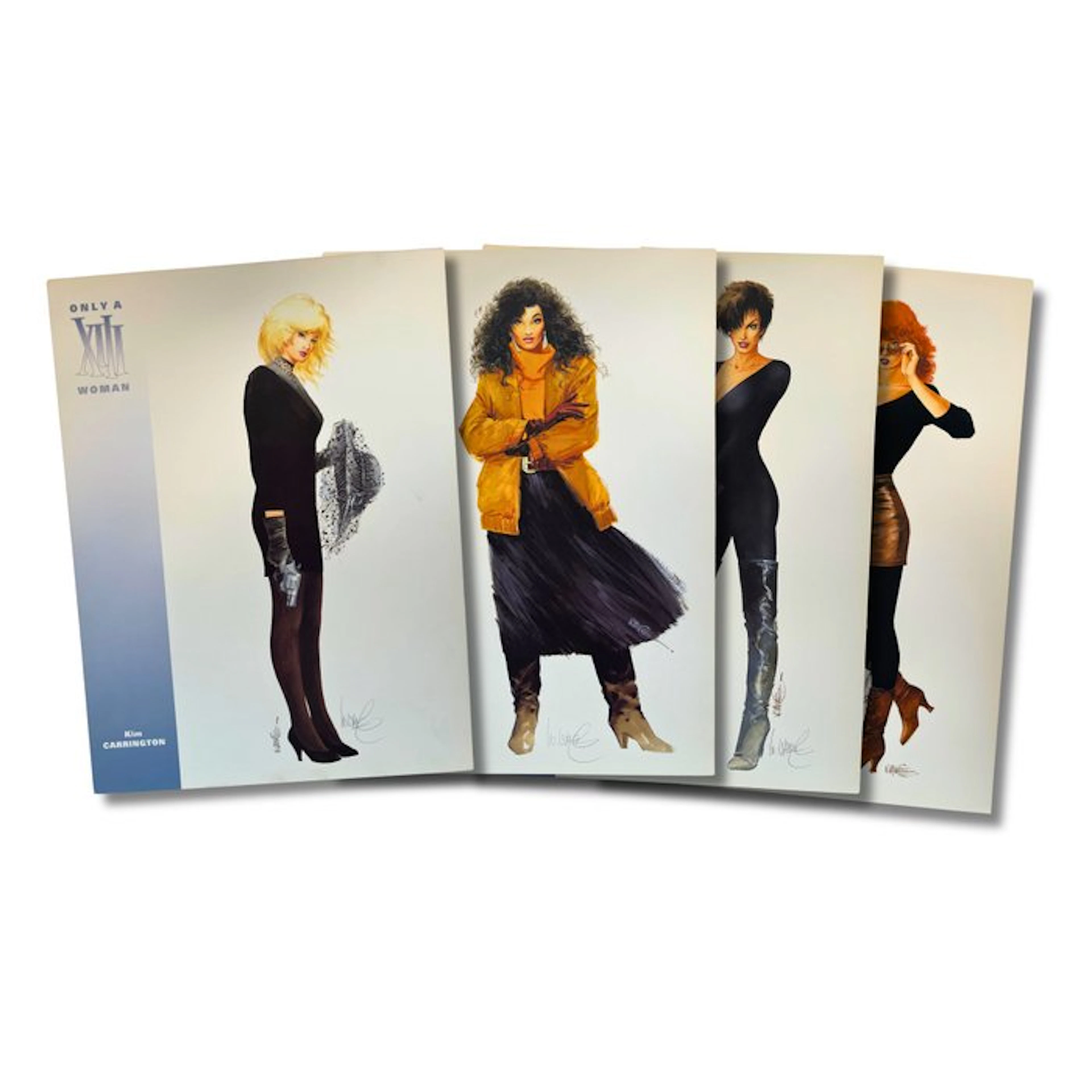William Vance - 4 Prints - XIII - Format : 30 × 42 cm