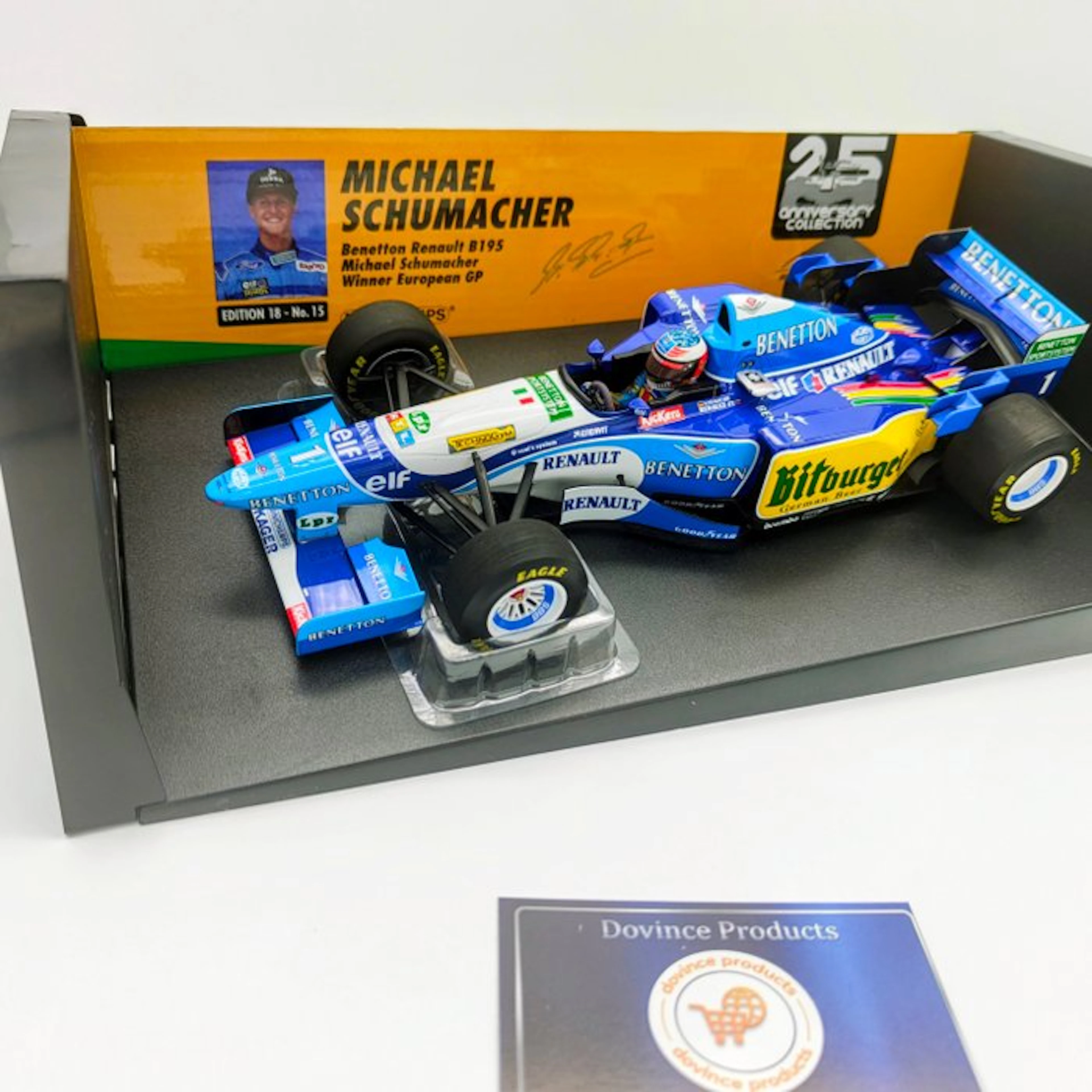 MiniChamps 1:18 - Model car - Benetton Renault B195...