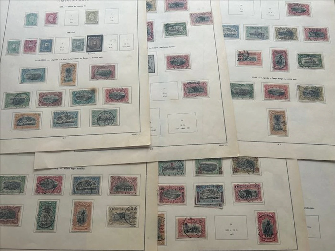 Belgian Congo 1886/1923 - Extensive collection...