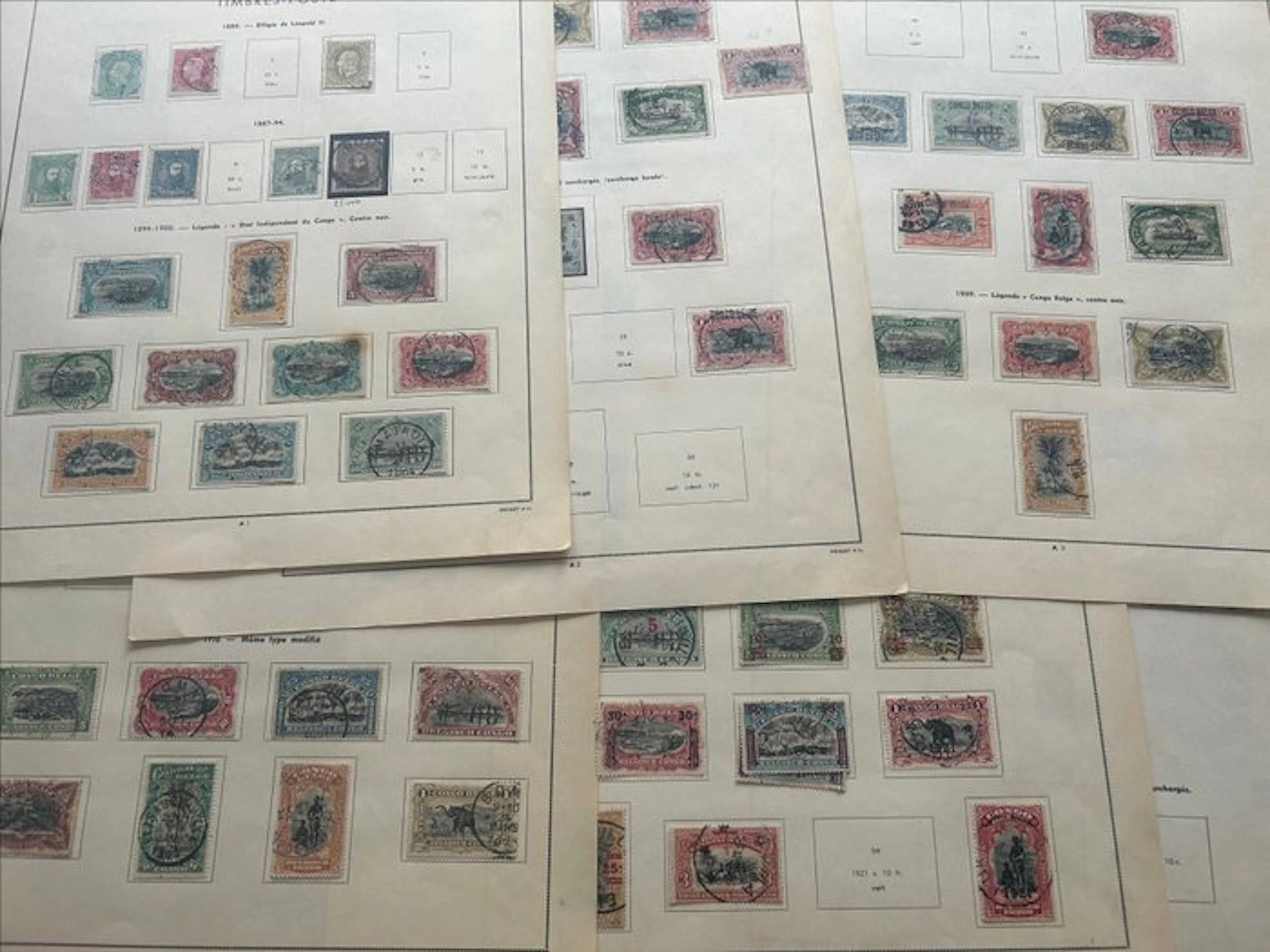 Belgian Congo 1886/1923 - Extensive collection...