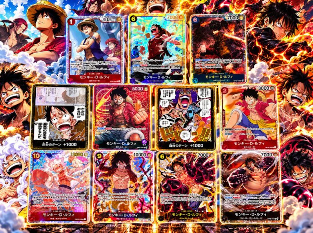 Bandai - 8 Card - One Piece - Monkey D