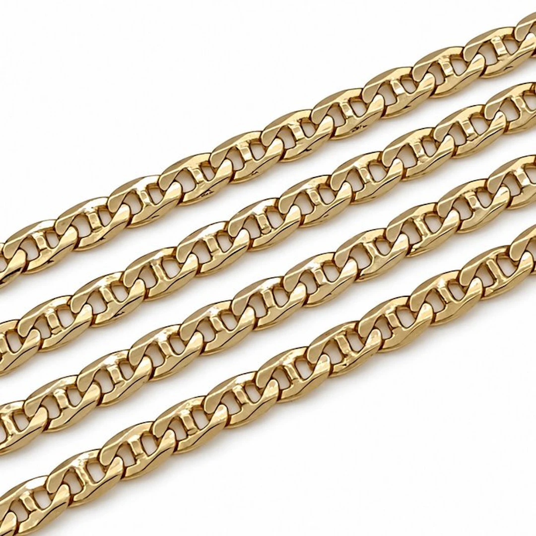 Necklace - 18 kt. Yellow gold - Made in Italy - Handmade