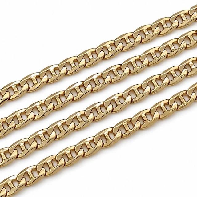 Necklace - 18 kt. Yellow gold - Made in Italy - Handmade