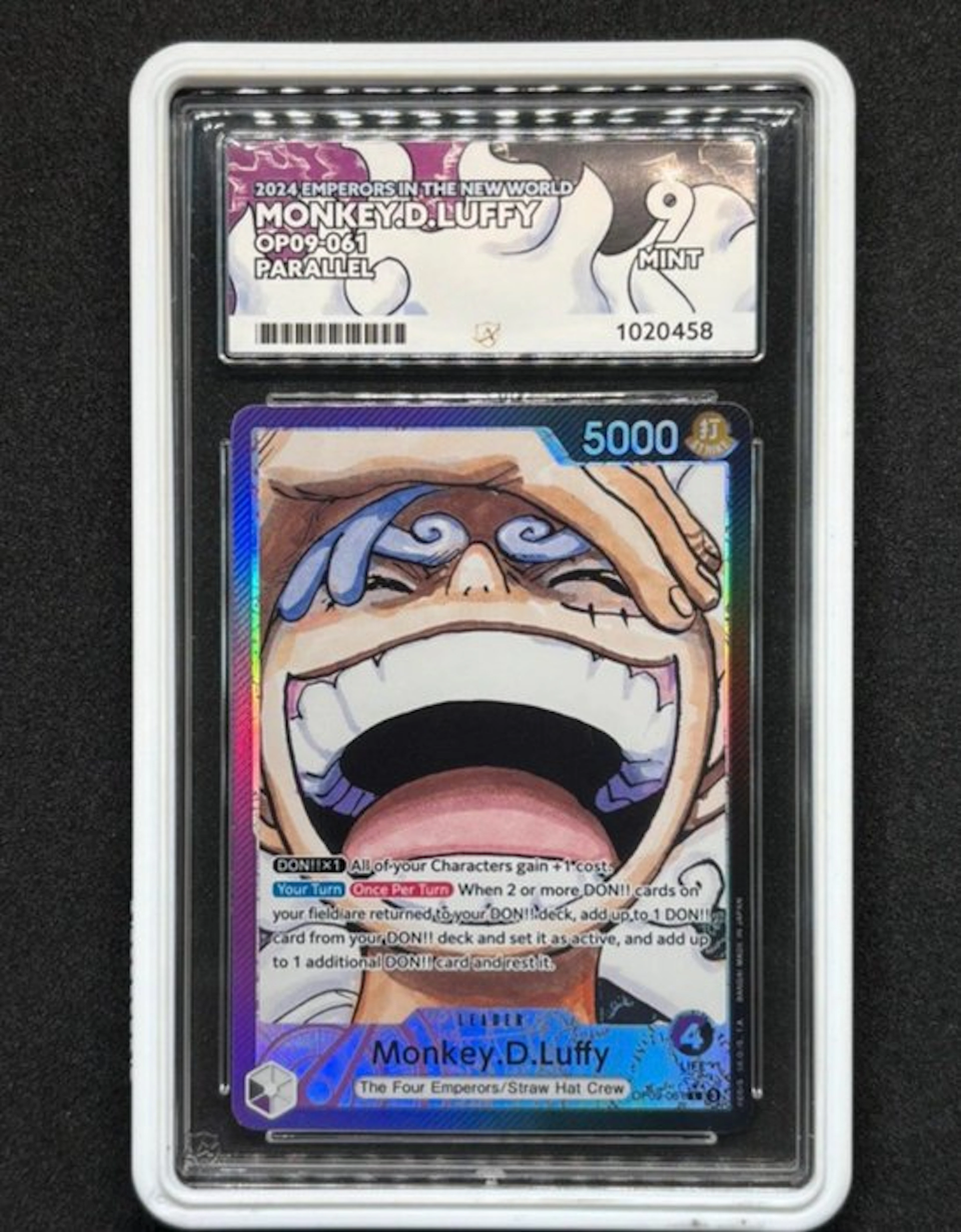 Bandai - 1 Graded card - One Piece - Monkey D