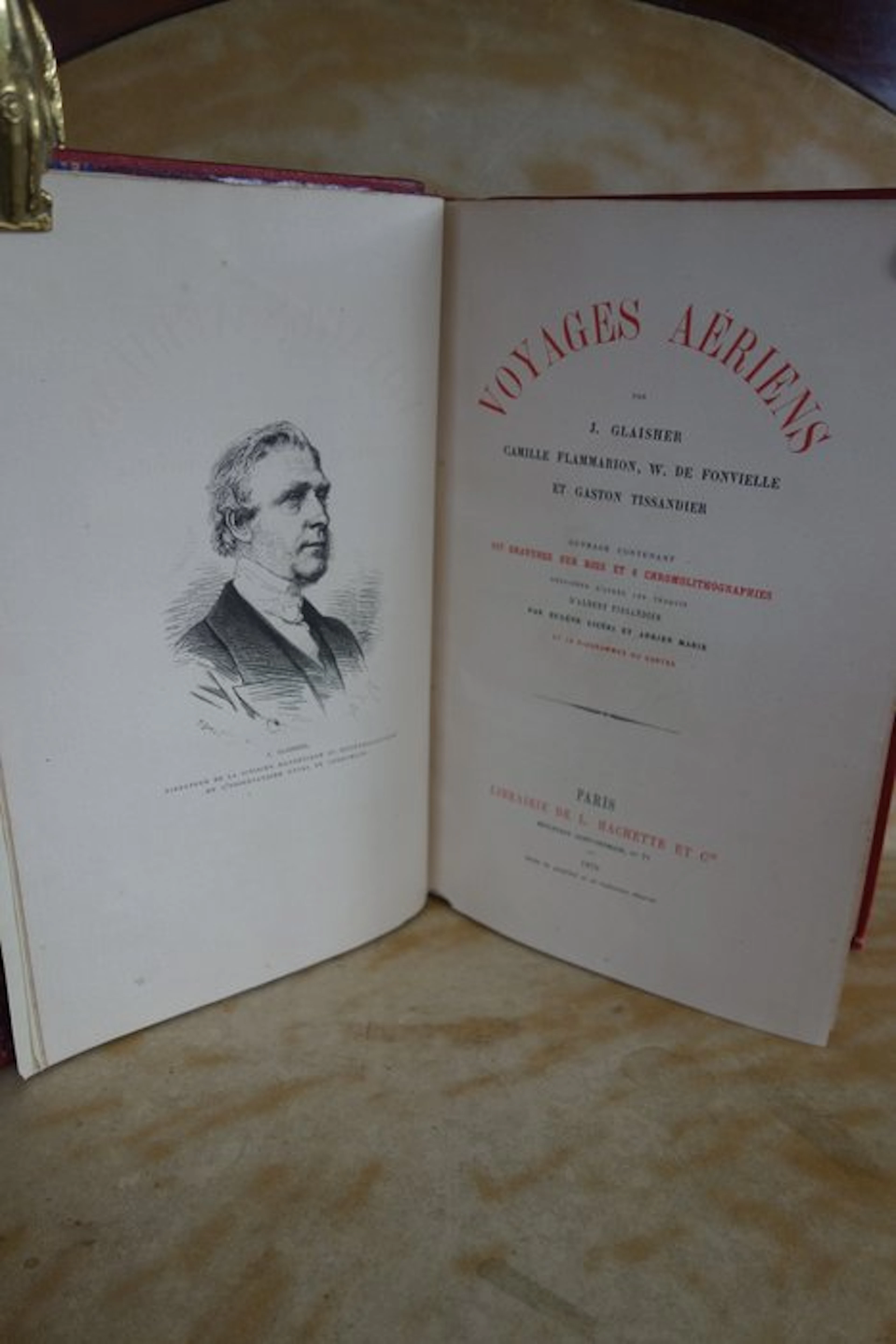 Glaisher, Flammarion, Fonvielle, Tissandier - Voyages Aériens - 1870