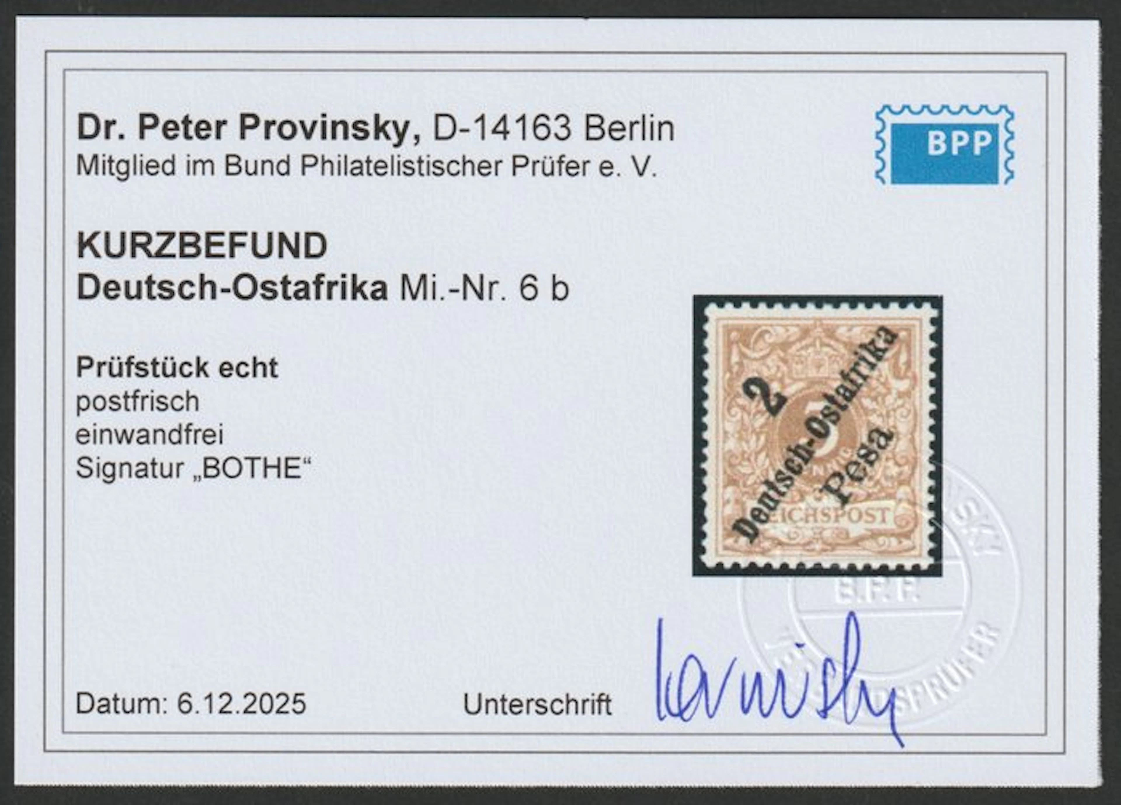 German Colonies - East Africa 1896/1899 - DOA Minr