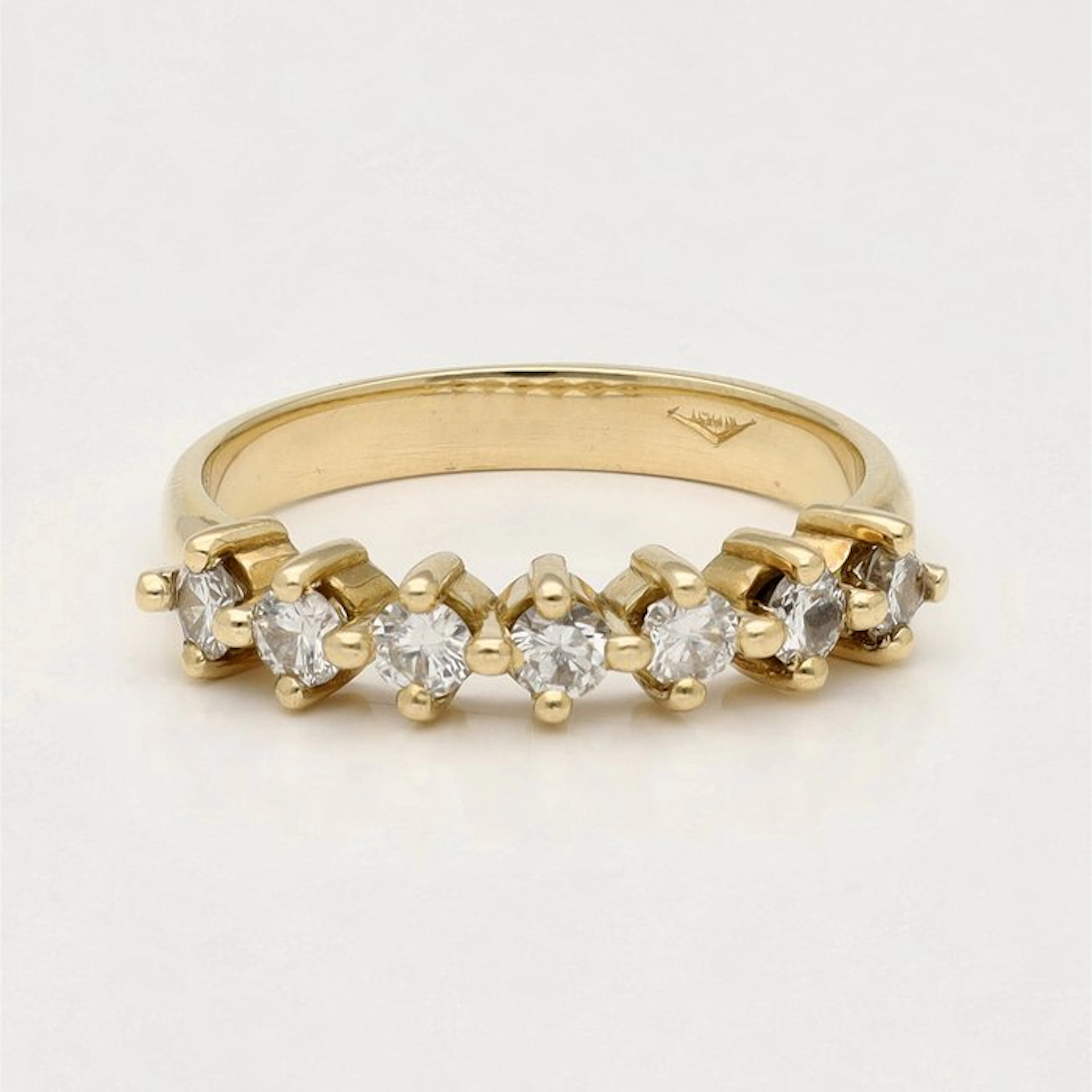 Ring - 18 kt. Yellow gold Diamond (Natural)