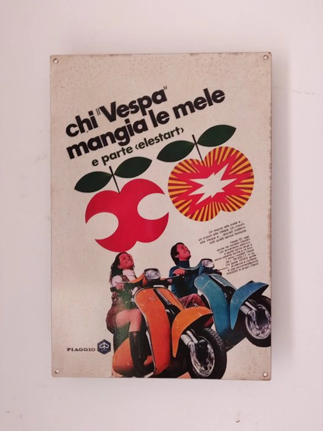 Piaggio - Iron sign - piaggio - Advertising sign - 1975 - Iron