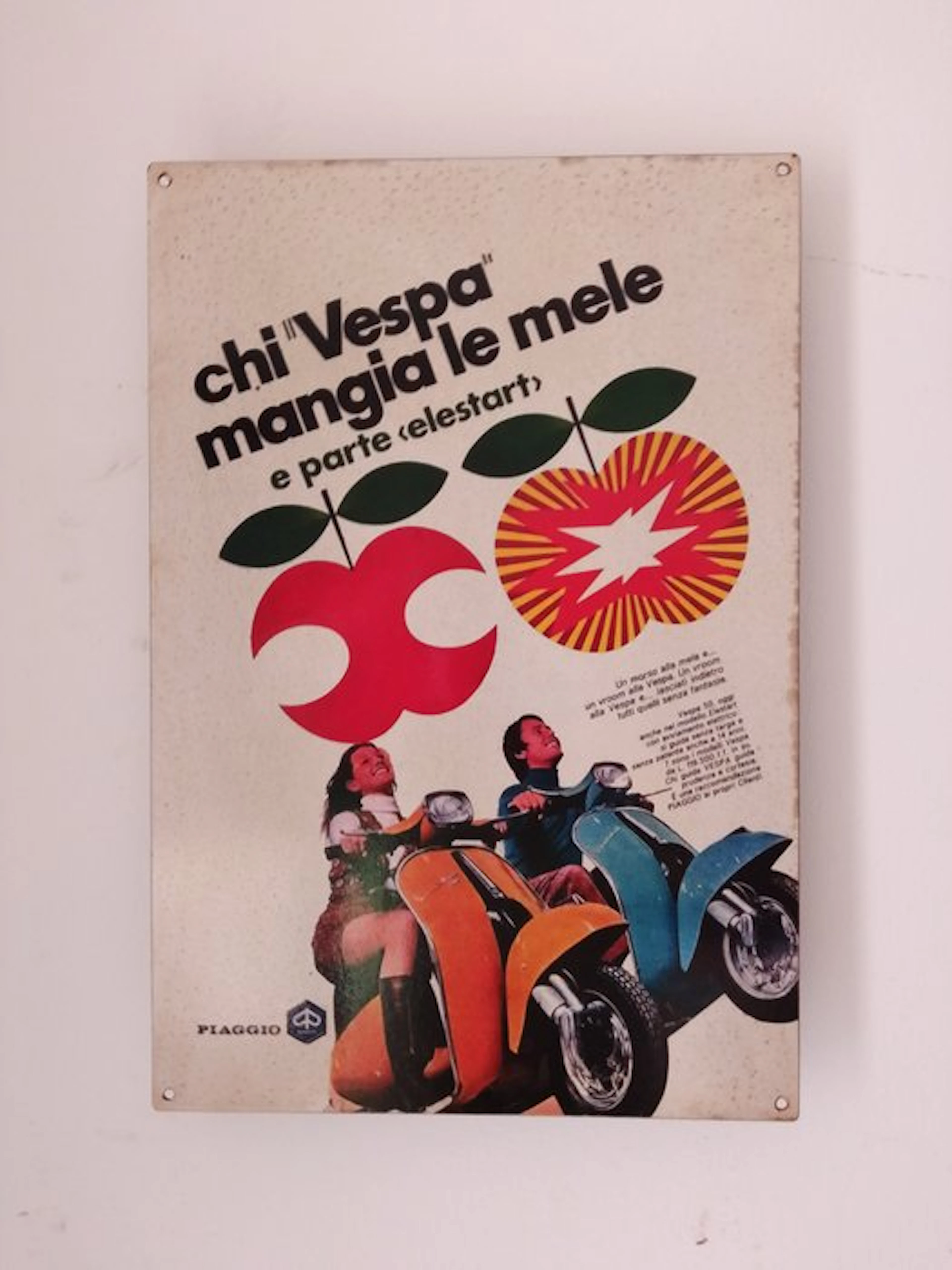 Piaggio - Iron sign - piaggio - Advertising sign - 1975 - Iron