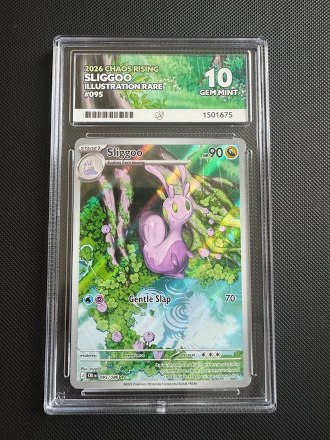 Pokémon - 1 Graded card - Sliggoo 095 - ACE 10
