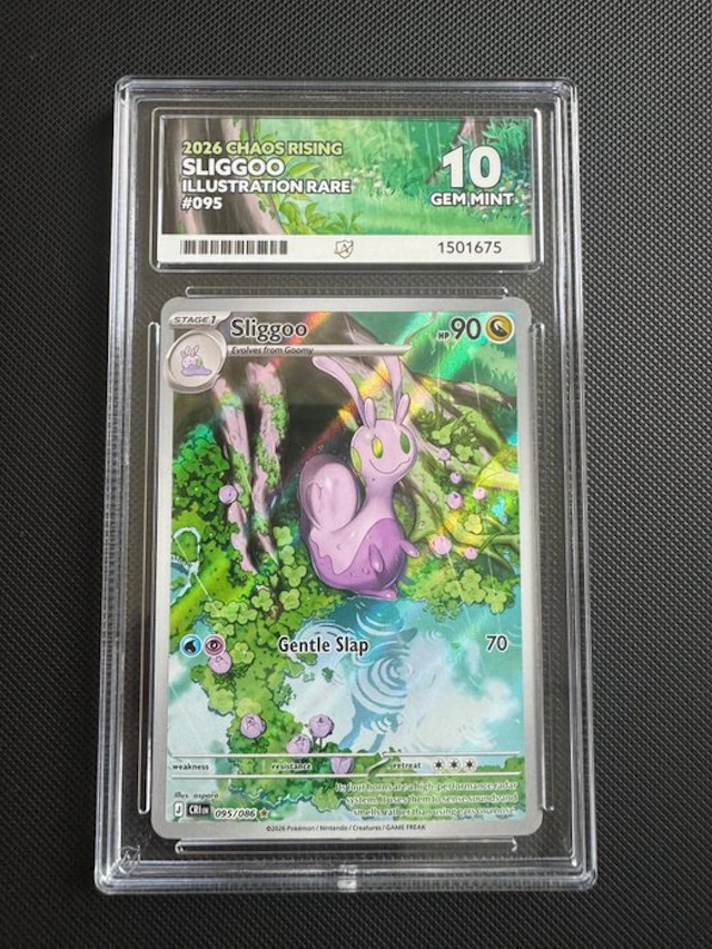 Pokémon - 1 Graded card - Sliggoo 095 - ACE 10