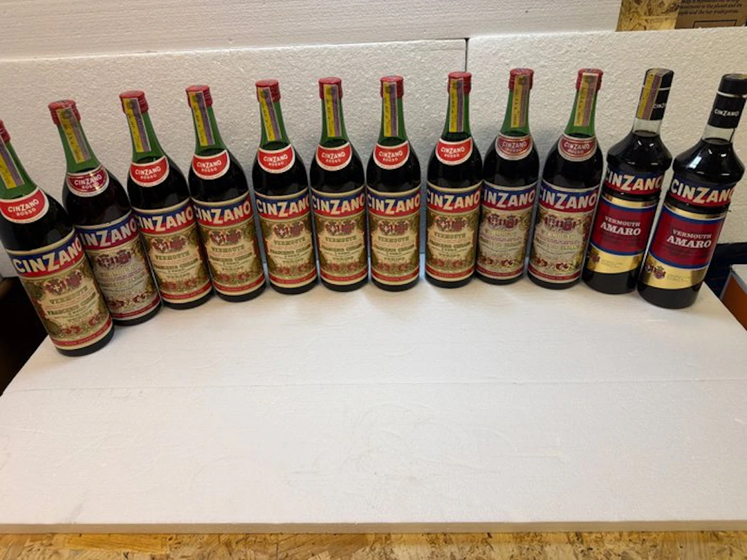 Cinzano - Collection - b. 1970s, 1980s - 1,L - 12 bottles
