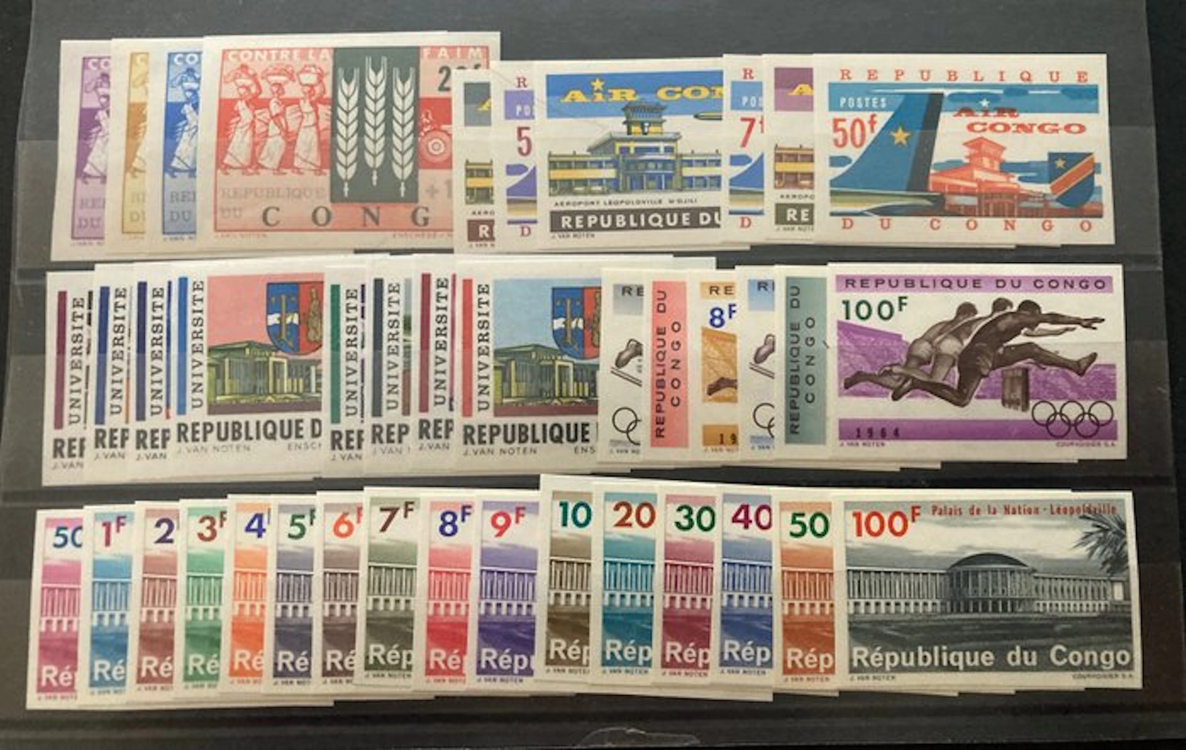 Democratic Republic of the Congo 1963/1985 - ONGETAND...