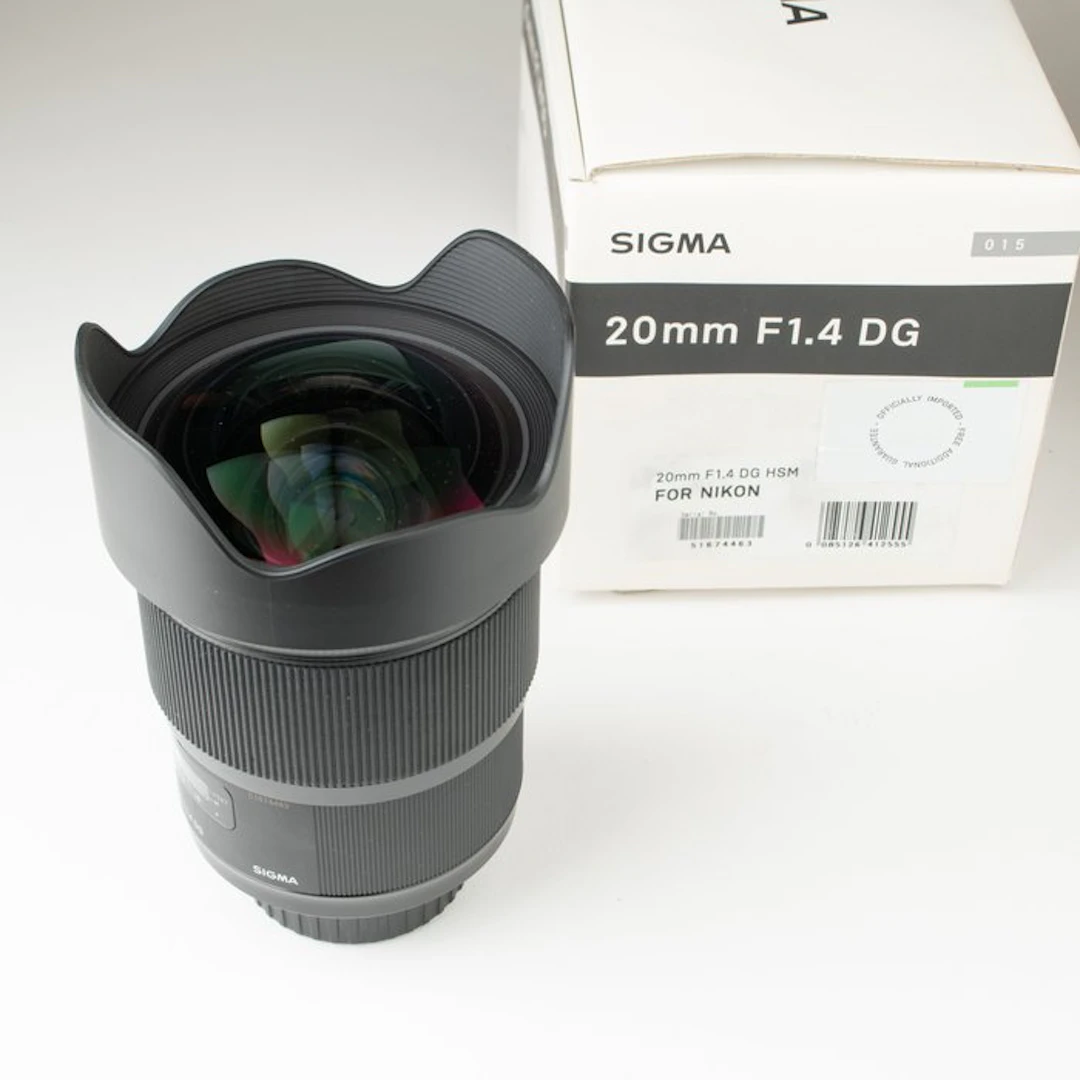 Sigma 20mm F1.4 DG Wide angle lens