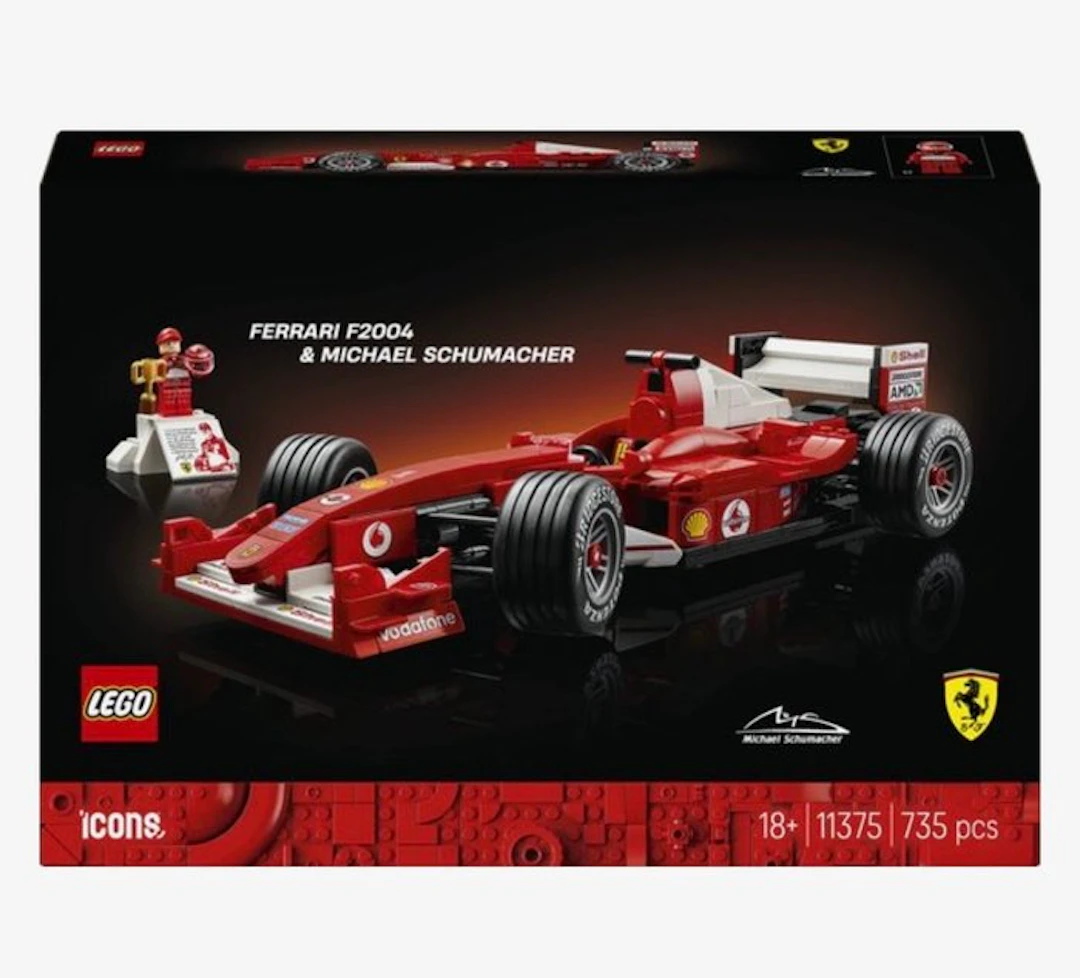 LEGO Set - 11375 - Icons - Ferrari F2004 & Michael Schumacher