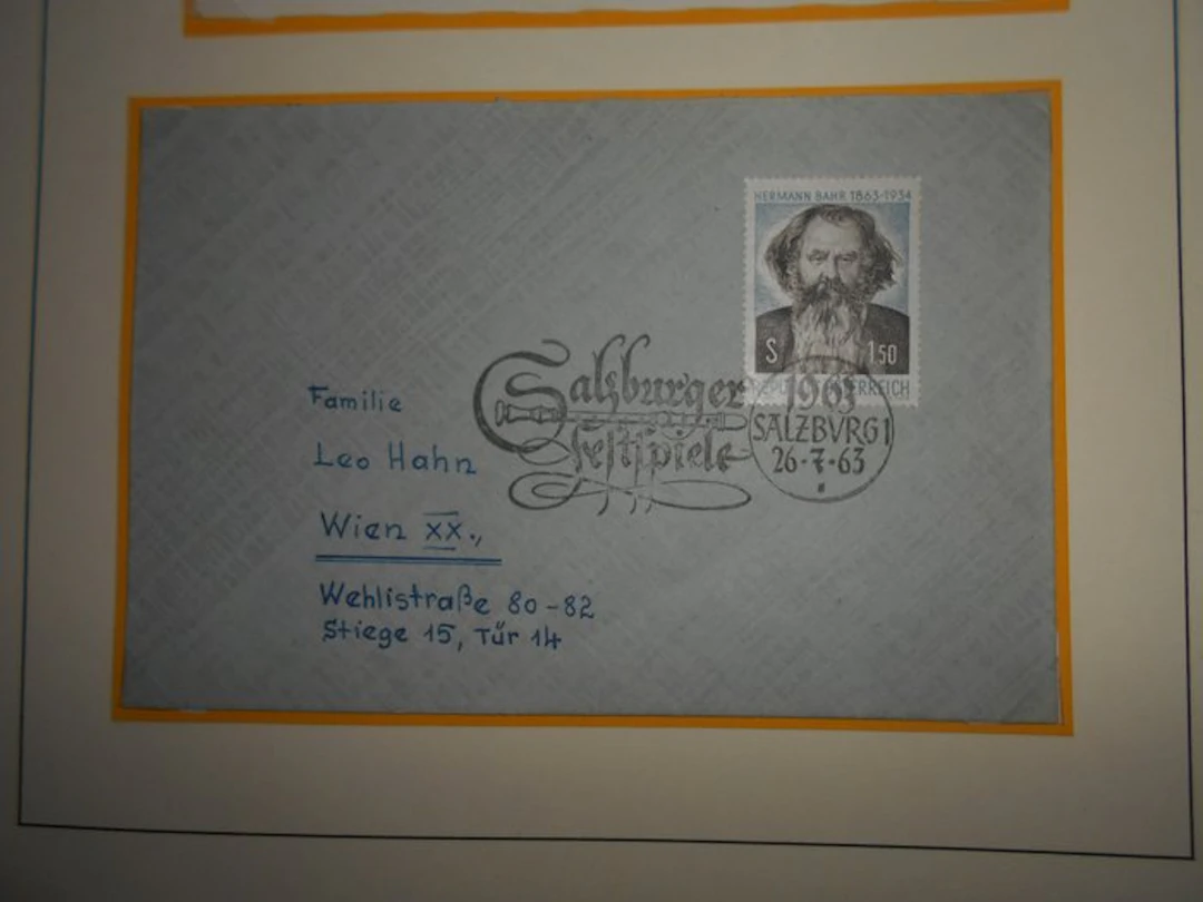 Austria - Special collection 'Salzburg Festival' in the album