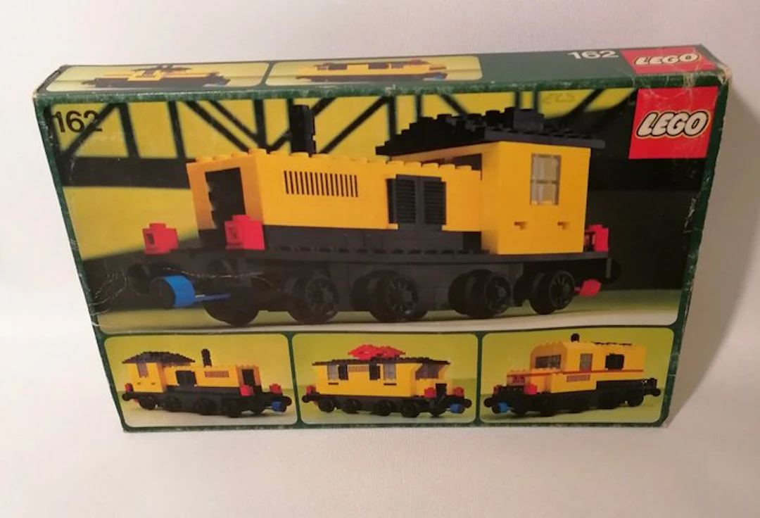LEGO - Trains - 162 - Locomotive without Motor met doos uit 1977!