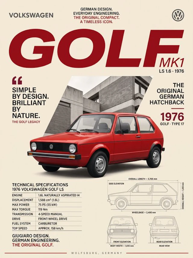 Shmidt.Art - Volkswagen - GOLF MK1 - 1970s
