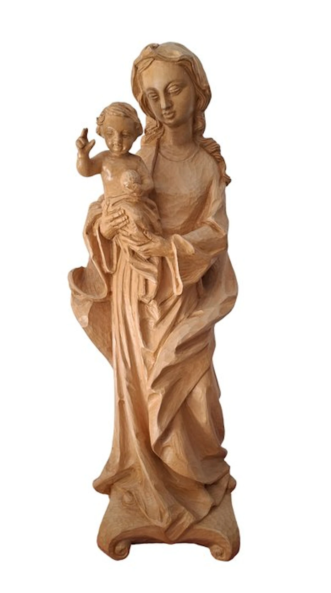Figure - Madonna mit Jesuskind - 57 cm - Wood