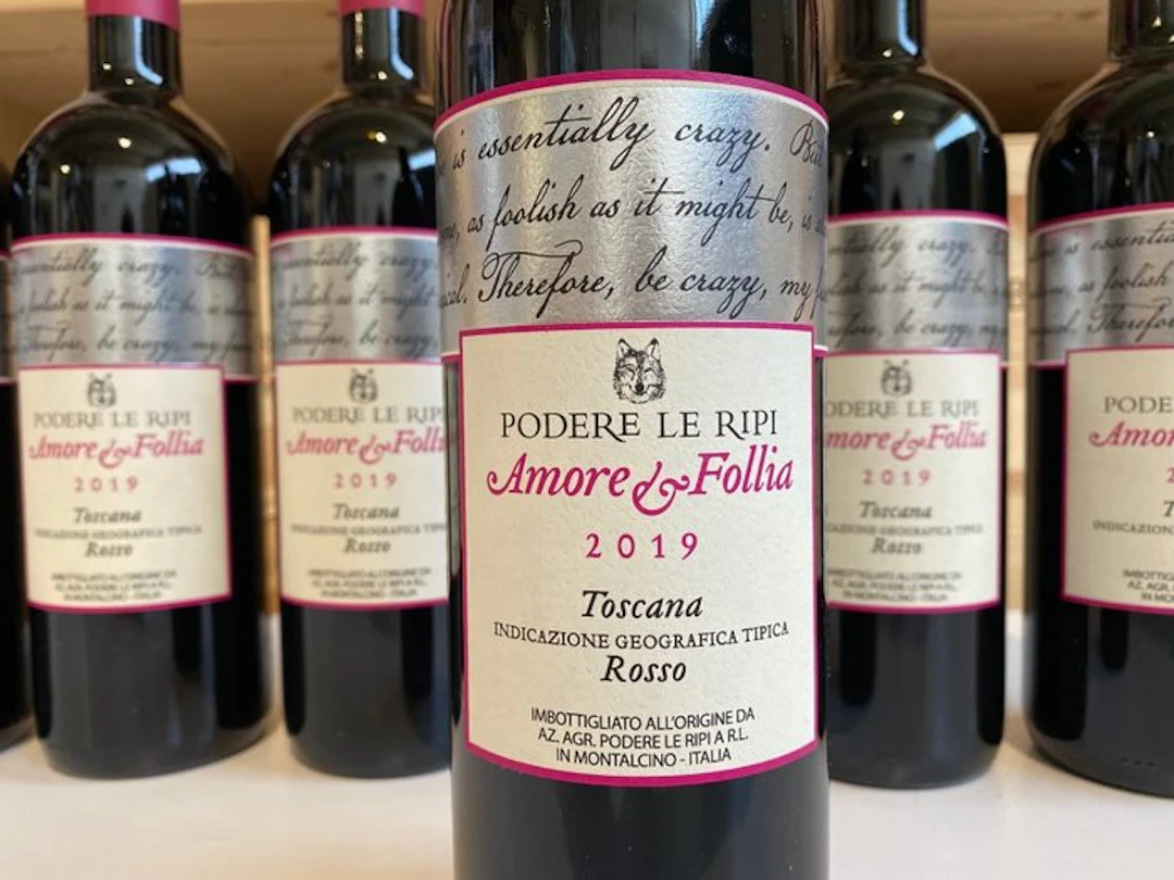 2019 Podere Le Ripi "Amore e Follia" - Tuscany IGT - 6 Bottles (0.75L)