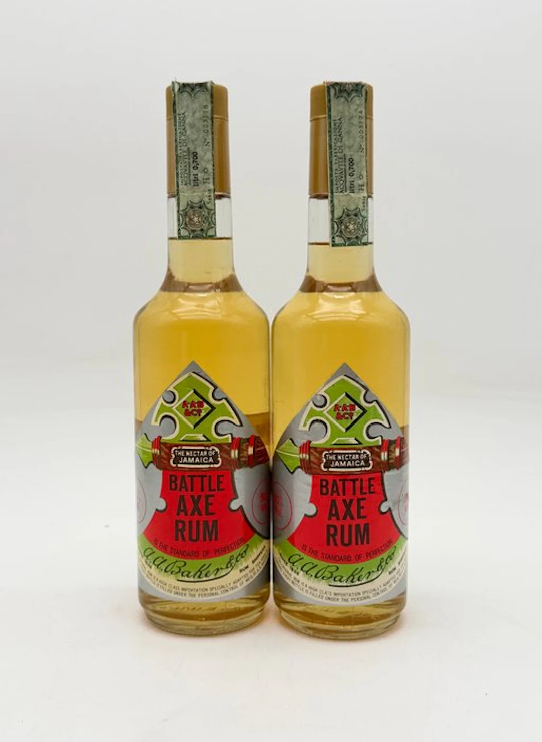 A.A. Baker - Battle Axe Rum "The Nectar of Jamaica" - b