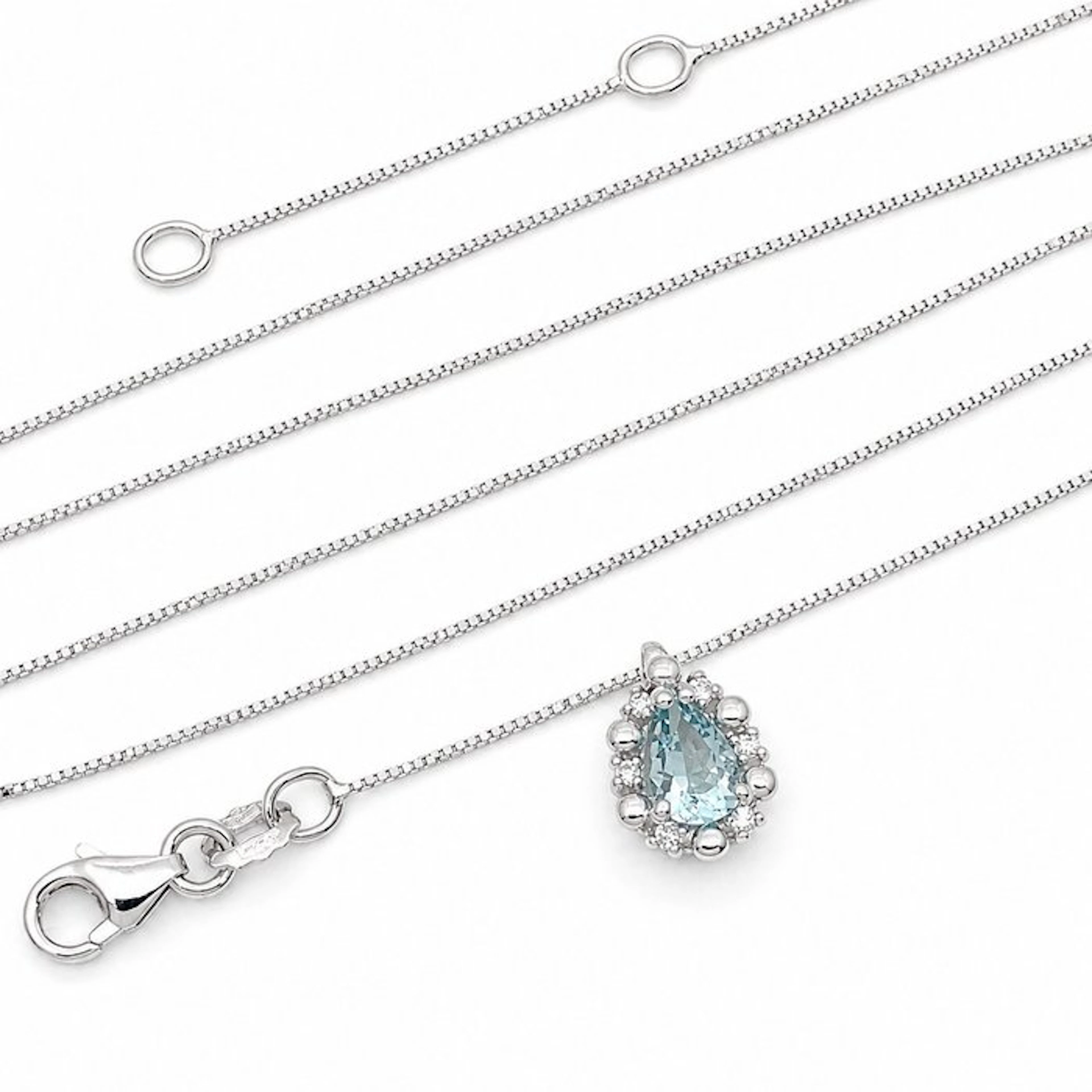 Necklace with pendant - 18 kt