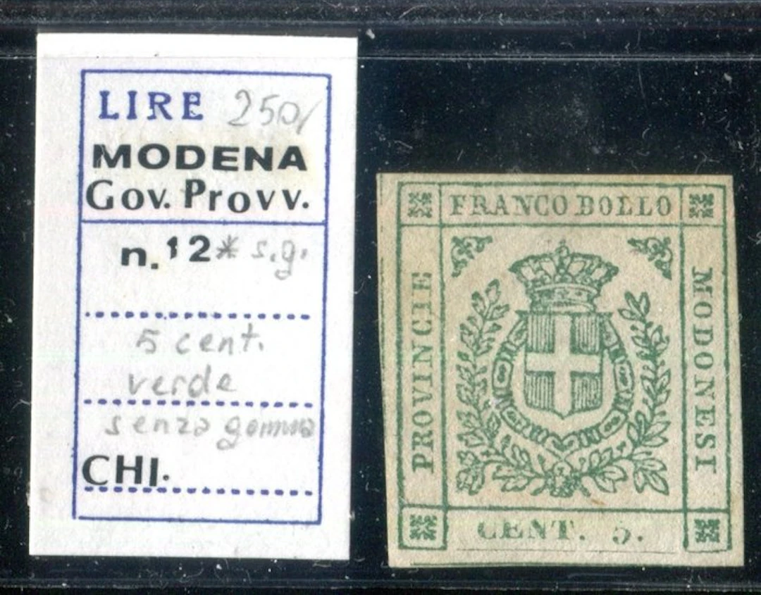 Italian Ancient States - Modena 1859 - Provisional...
