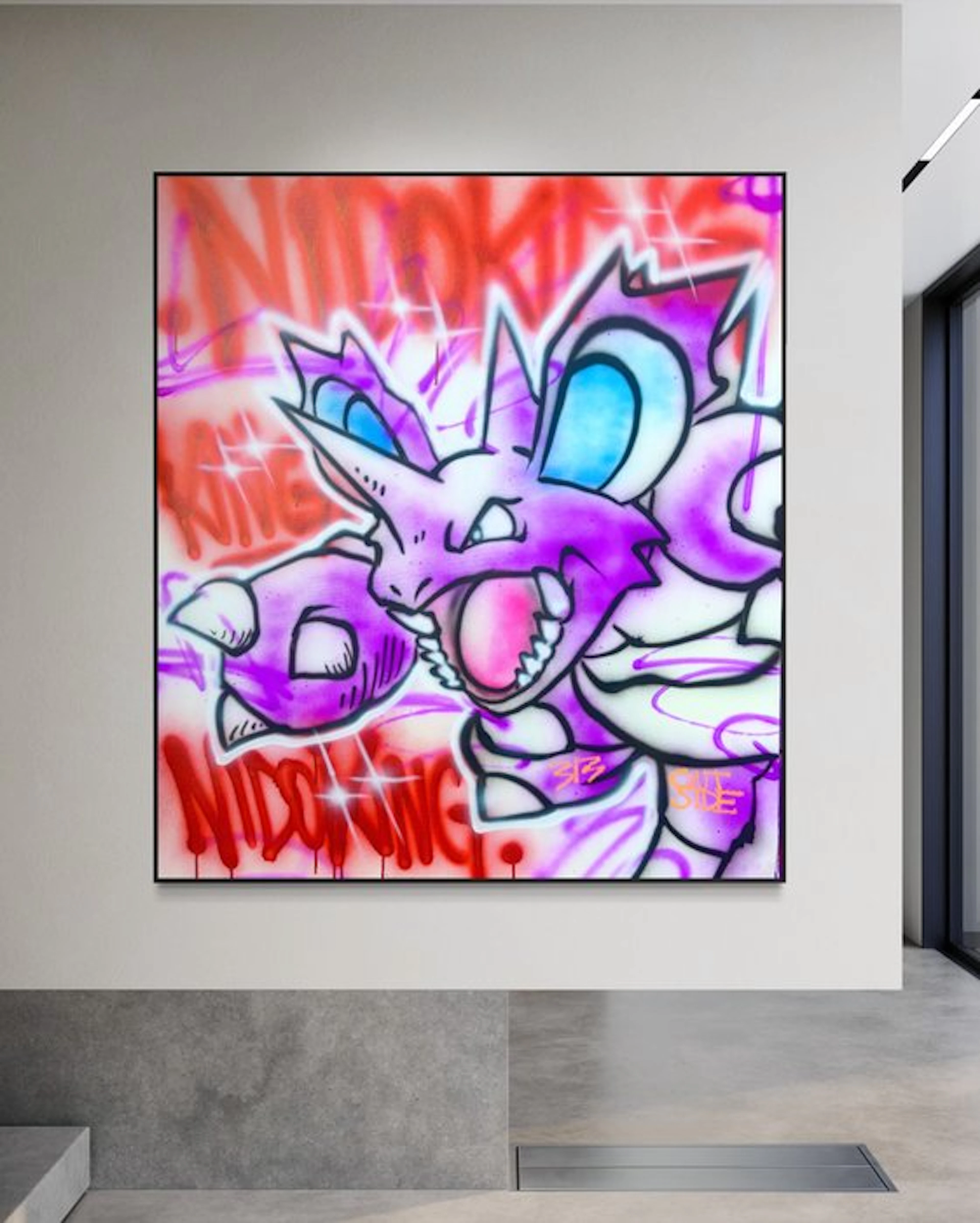 Outside313 - Nidoking graffiti Pokémon