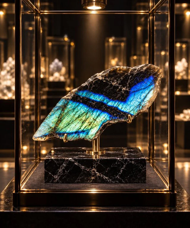 Museum piece – AA+ quality labradorite – Bulgaria –...