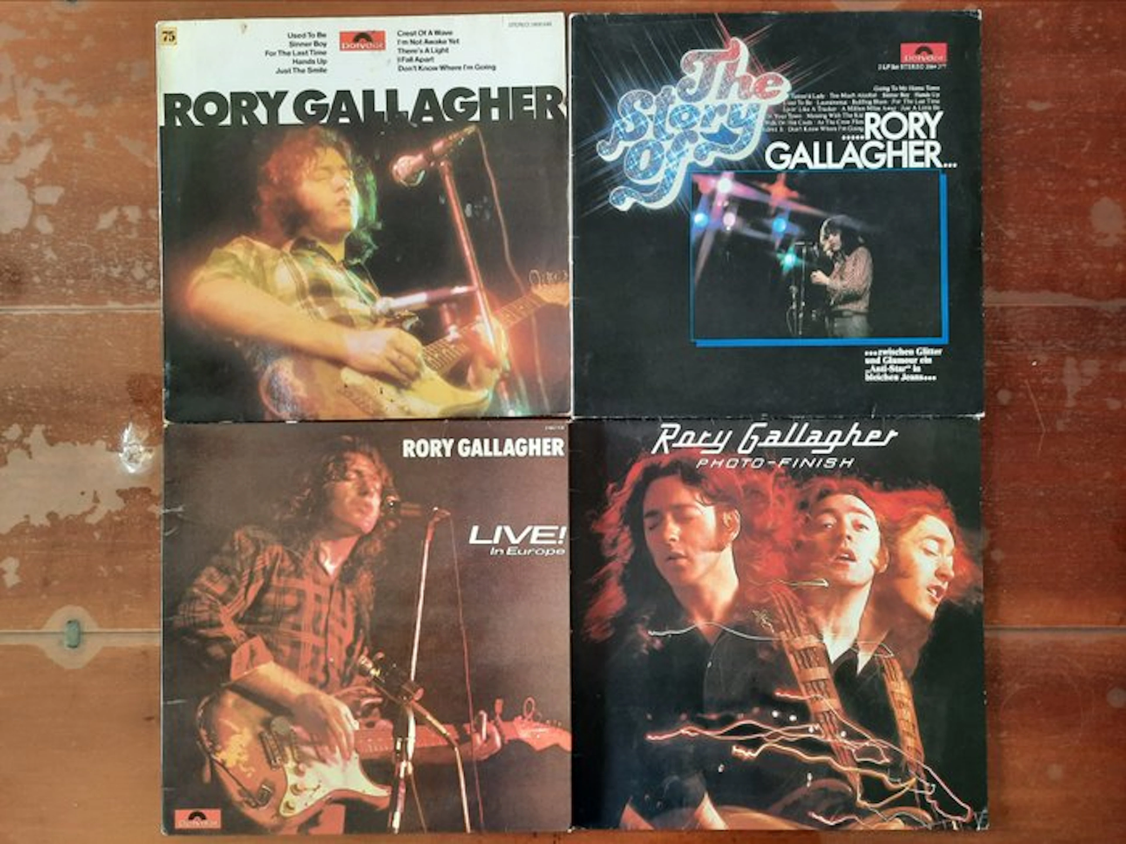 Rory Gallagher - 4 x LP including 1 x double Album...