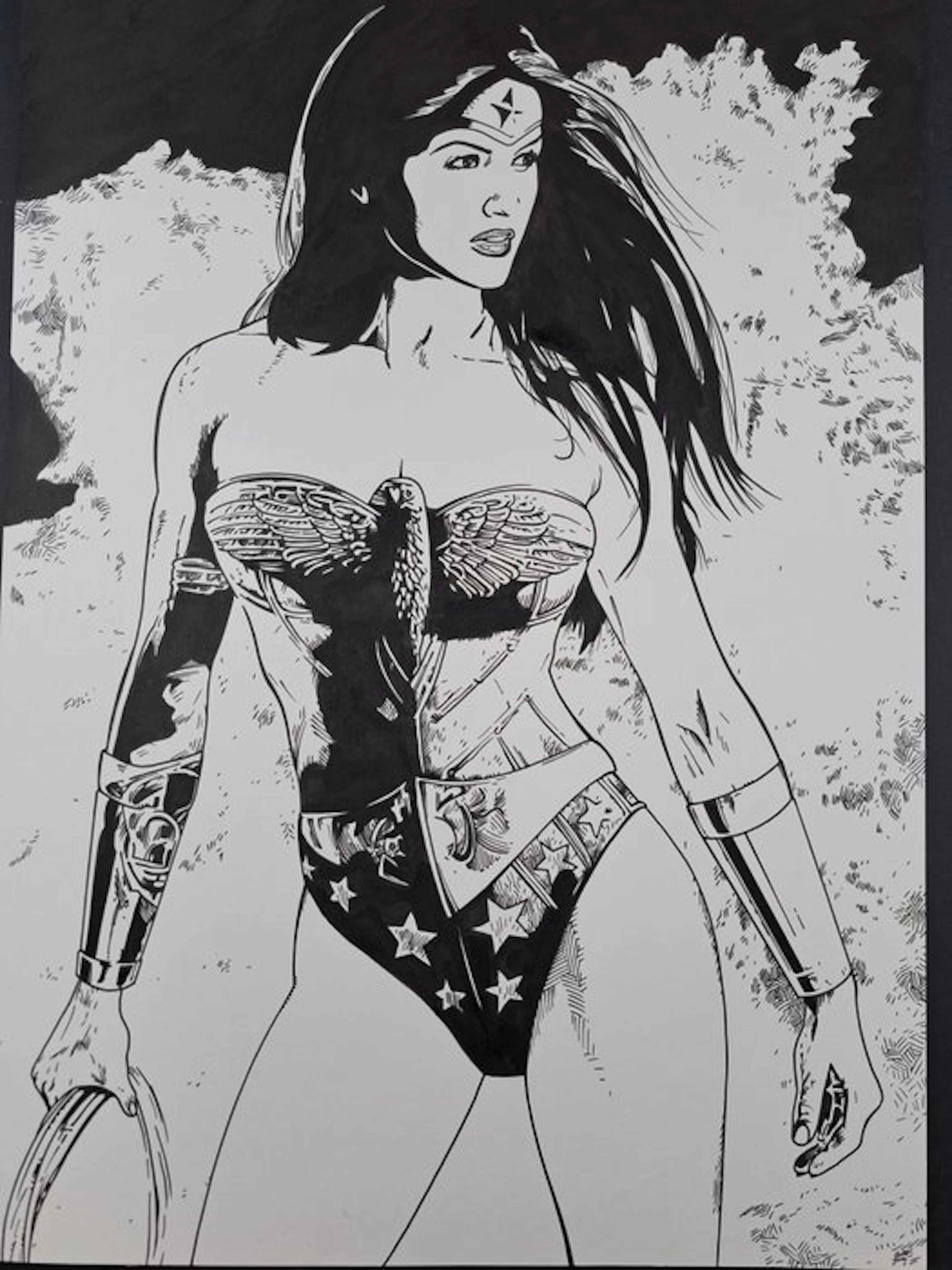 GRP - 1 Original drawing - Wonder Woman - 2014